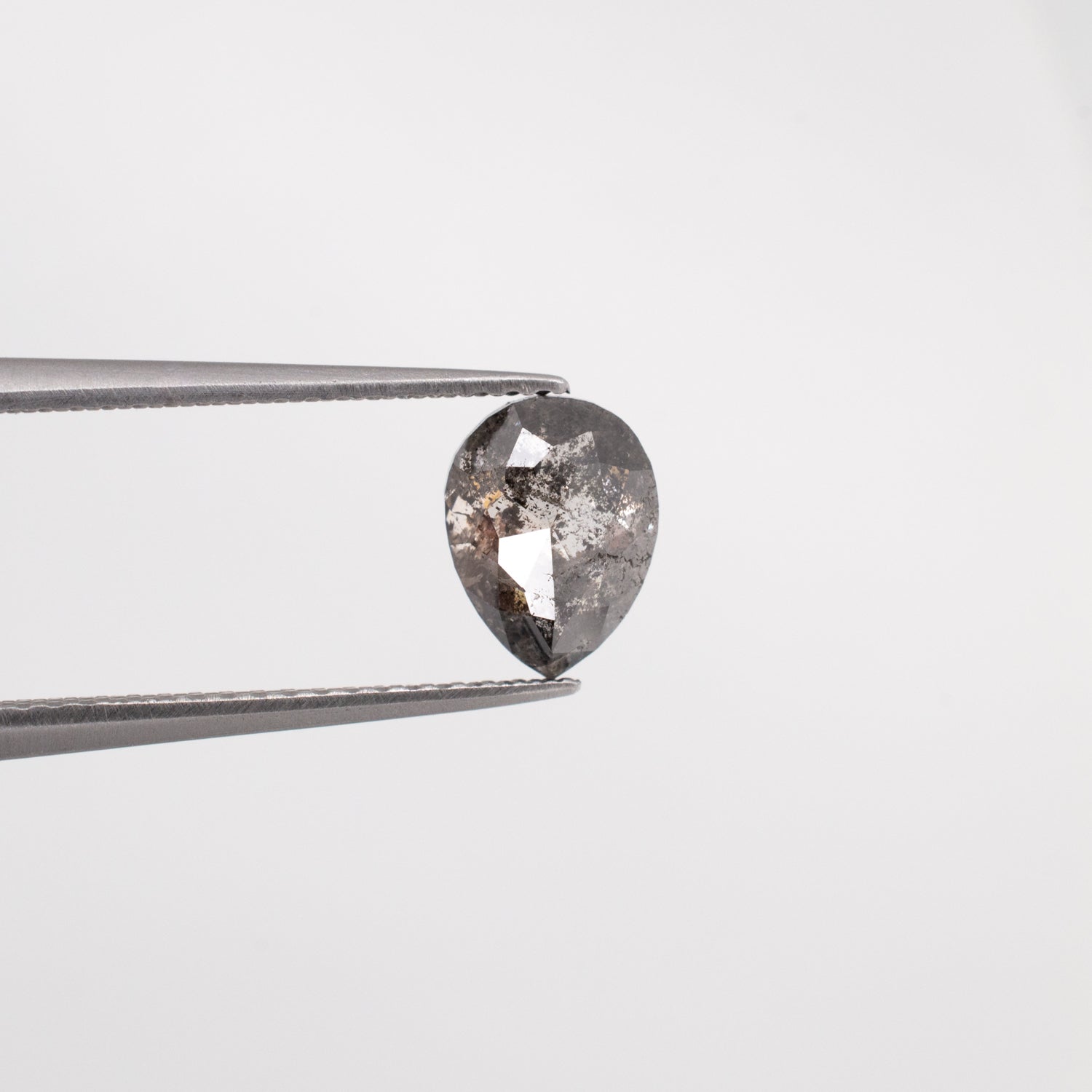 1.16ct Pear Shaped Loose Salt & Pepper Diamond - Malleable Jewellers