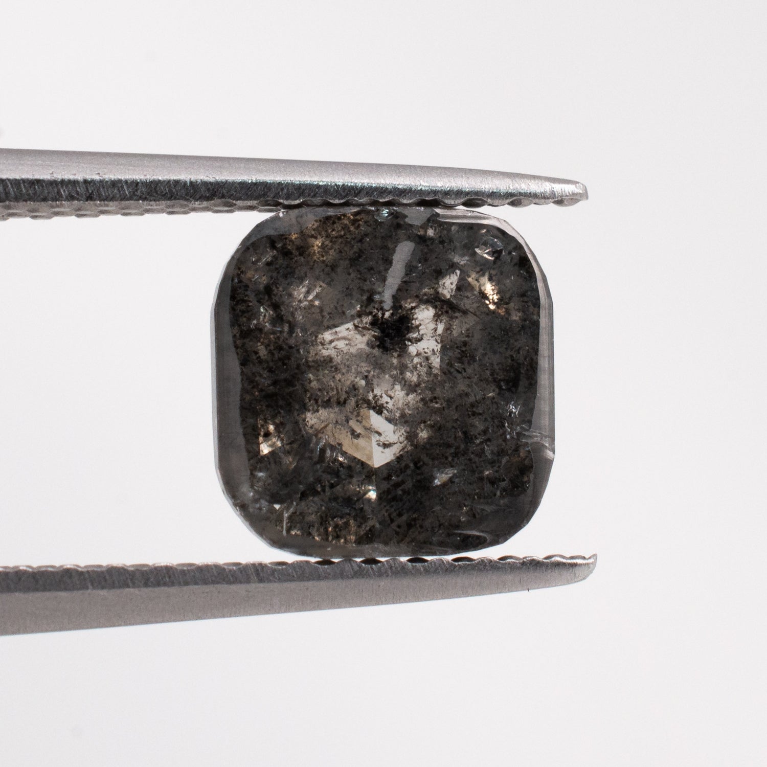 1.23ct Cushion Shaped Loose Salt & Pepper Diamond - Malleable Jewellers