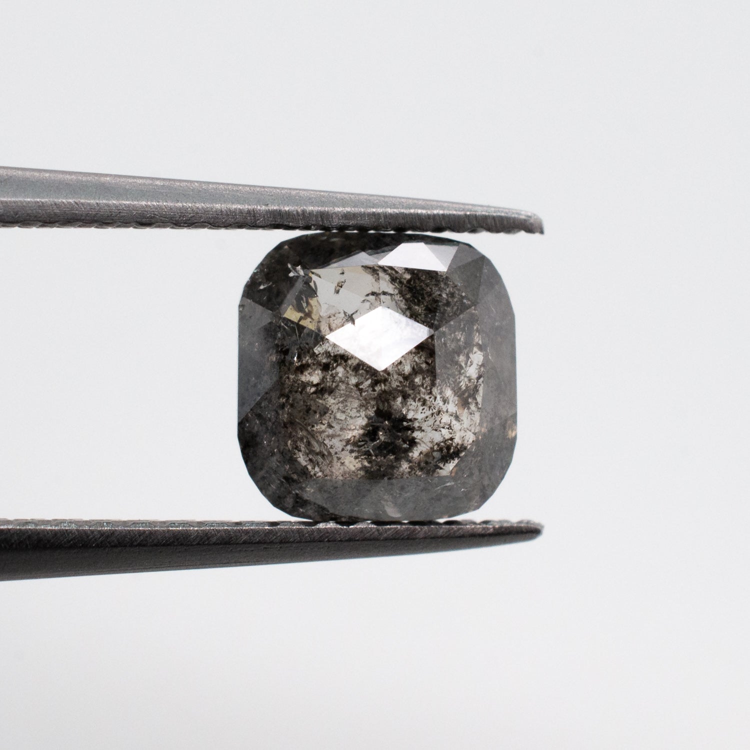 1.23ct Cushion Shaped Loose Salt & Pepper Diamond - Malleable Jewellers