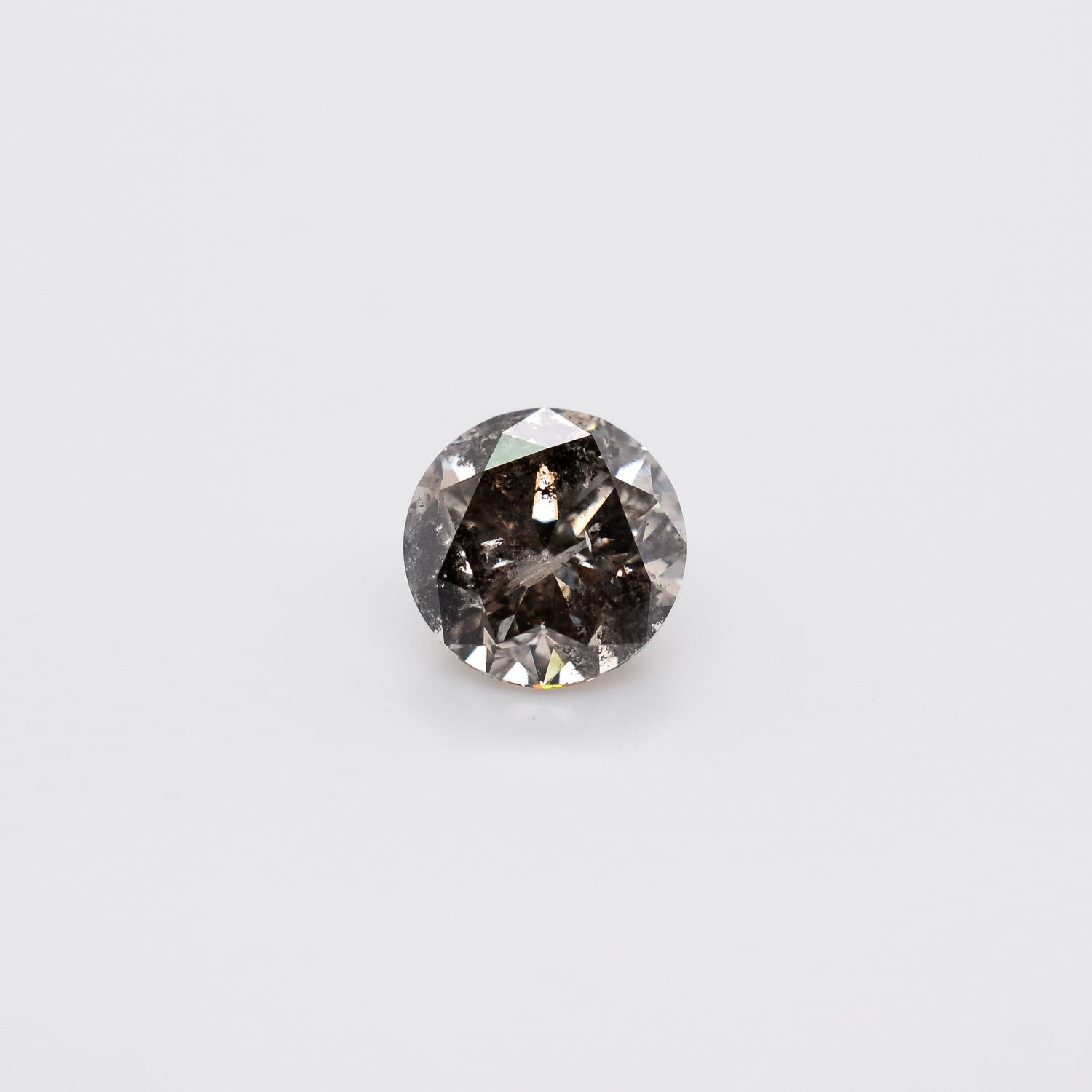 1.23ct Round Brilliant Cut Loose Salt & Pepper Diamond - Malleable Jewellers