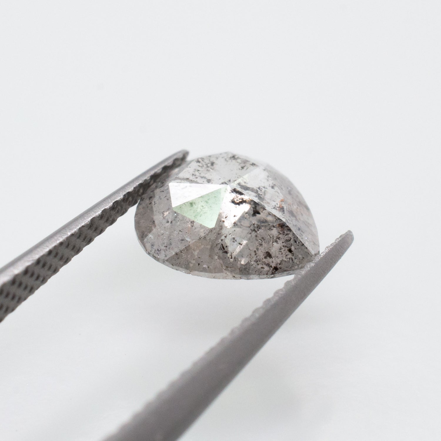 1.26ct Pear Shaped Loose Salt & Pepper Diamond - Malleable Jewellers