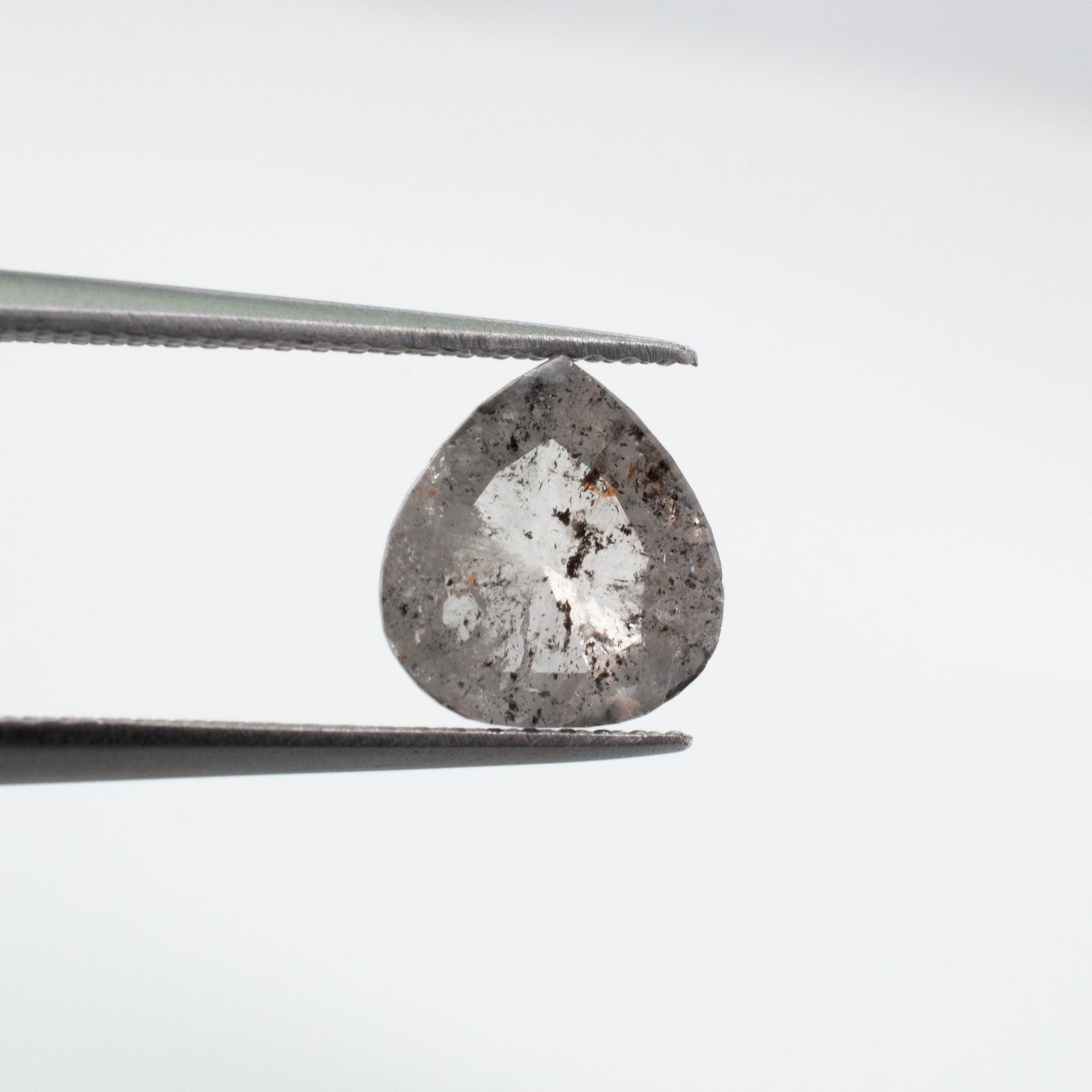 1.26ct Pear Shaped Loose Salt & Pepper Diamond - Malleable Jewellers