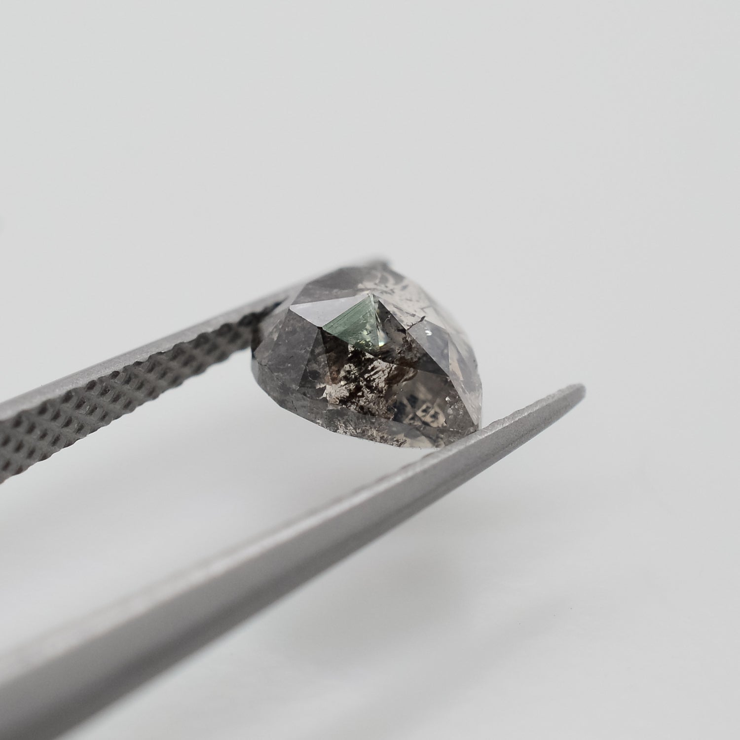 1.27ct Pear Shaped Loose Salt & Pepper Diamond - Malleable Jewellers