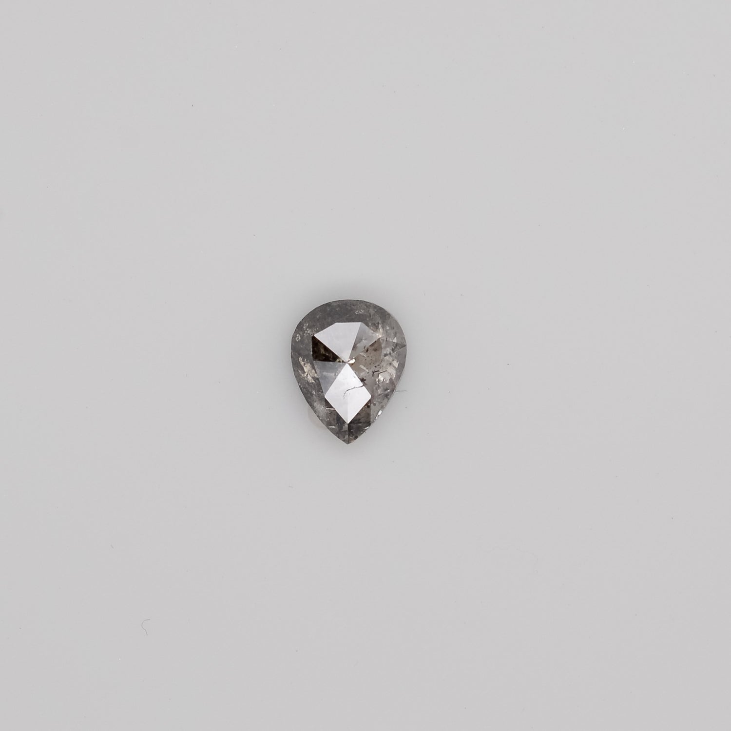 1.27ct Pear Shaped Loose Salt & Pepper Diamond - Malleable Jewellers