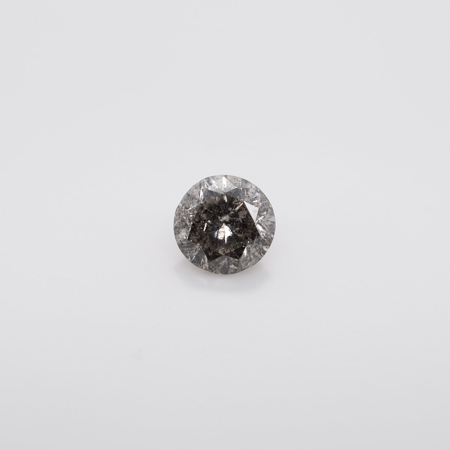 1.27ct Round Brilliant Cut Loose Salt & Pepper Diamond - Malleable Jewellers