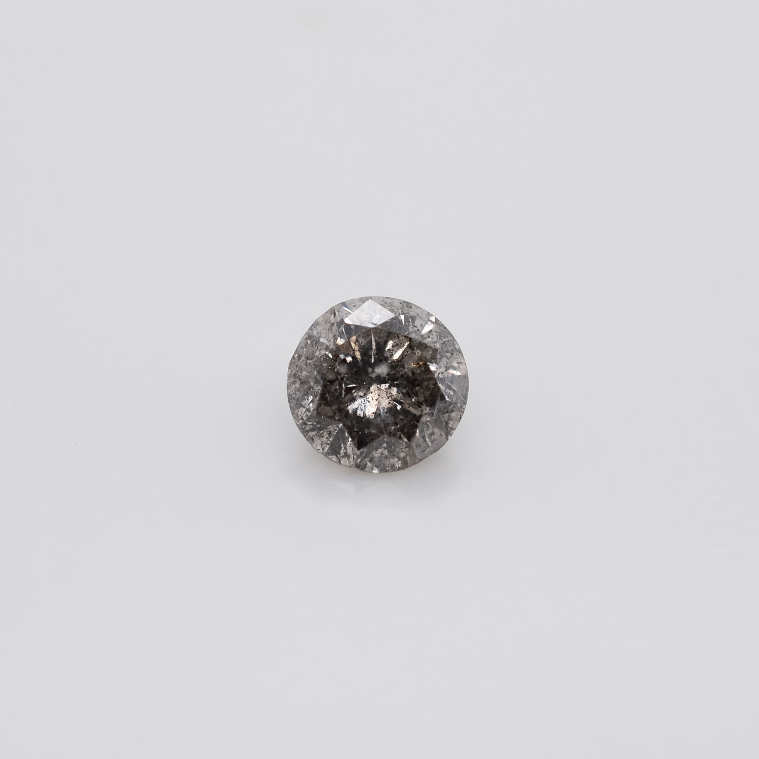 1.27ct Round Brilliant Cut Loose Salt & Pepper Diamond - Malleable Jewellers