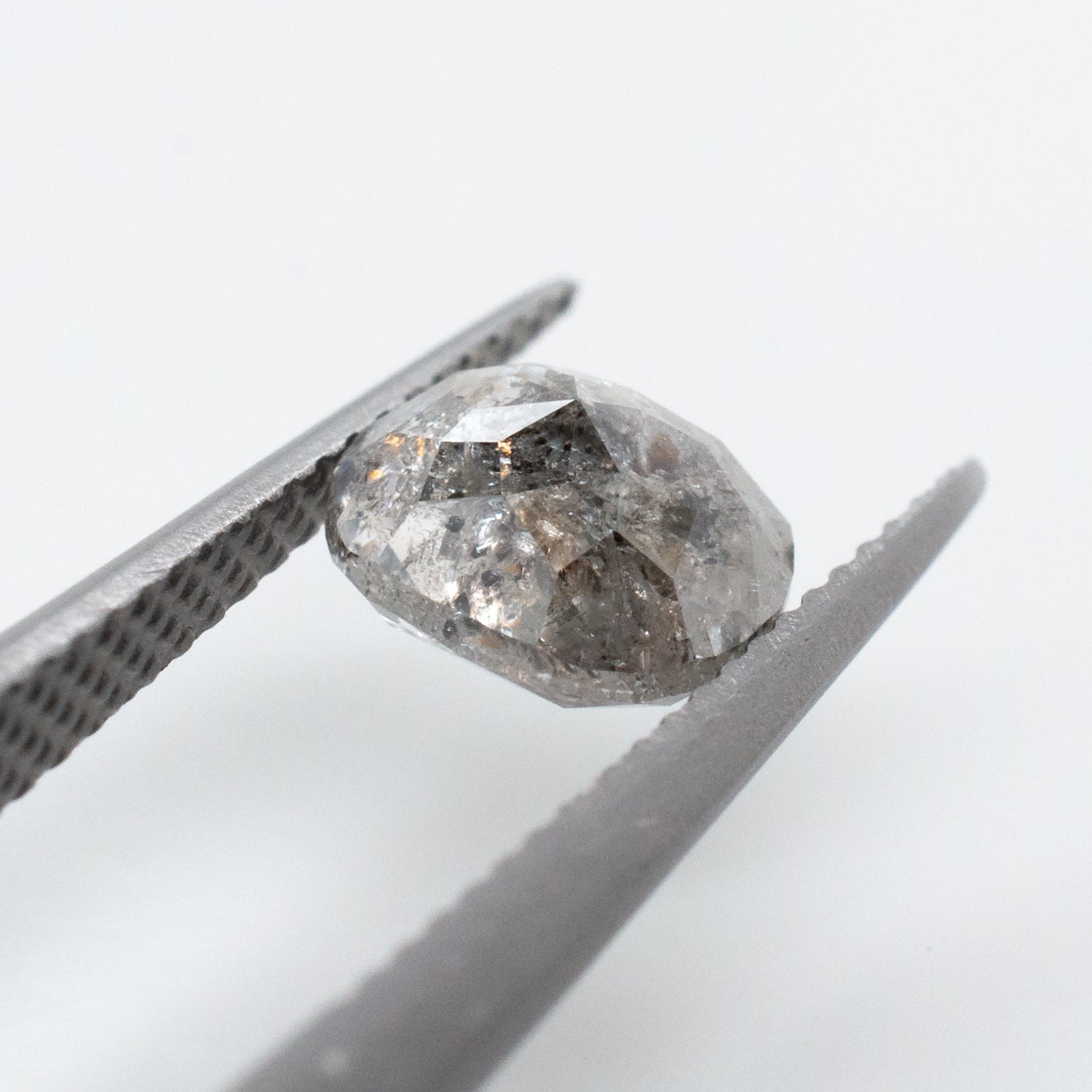 1.28ct Cushion Shaped Loose Salt & Pepper Diamond - Malleable Jewellers