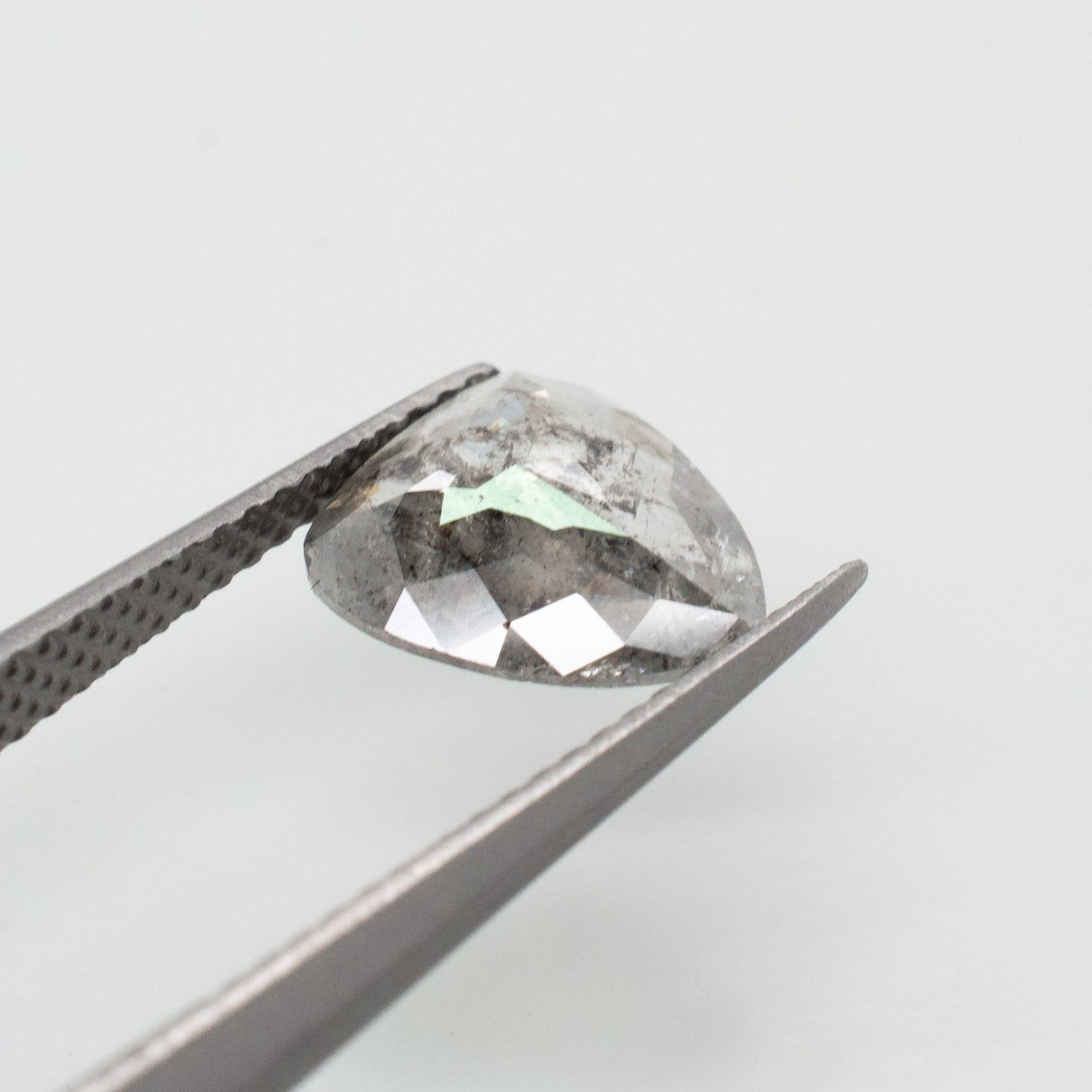 1.28ct Pear Shaped Loose Salt & Pepper Diamond - Malleable Jewellers