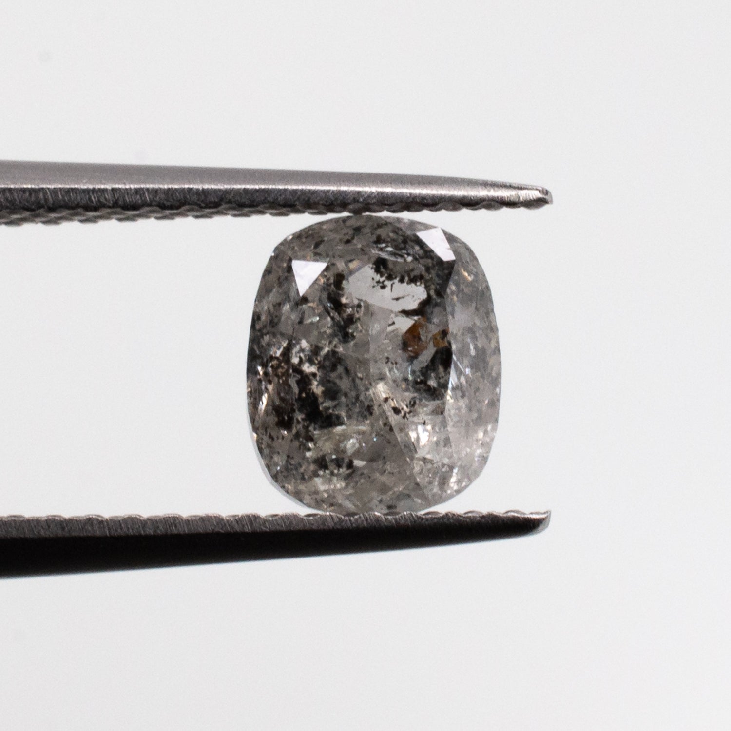 1.33ct Cushion Shaped Loose Salt & Pepper Diamond - Malleable Jewellers