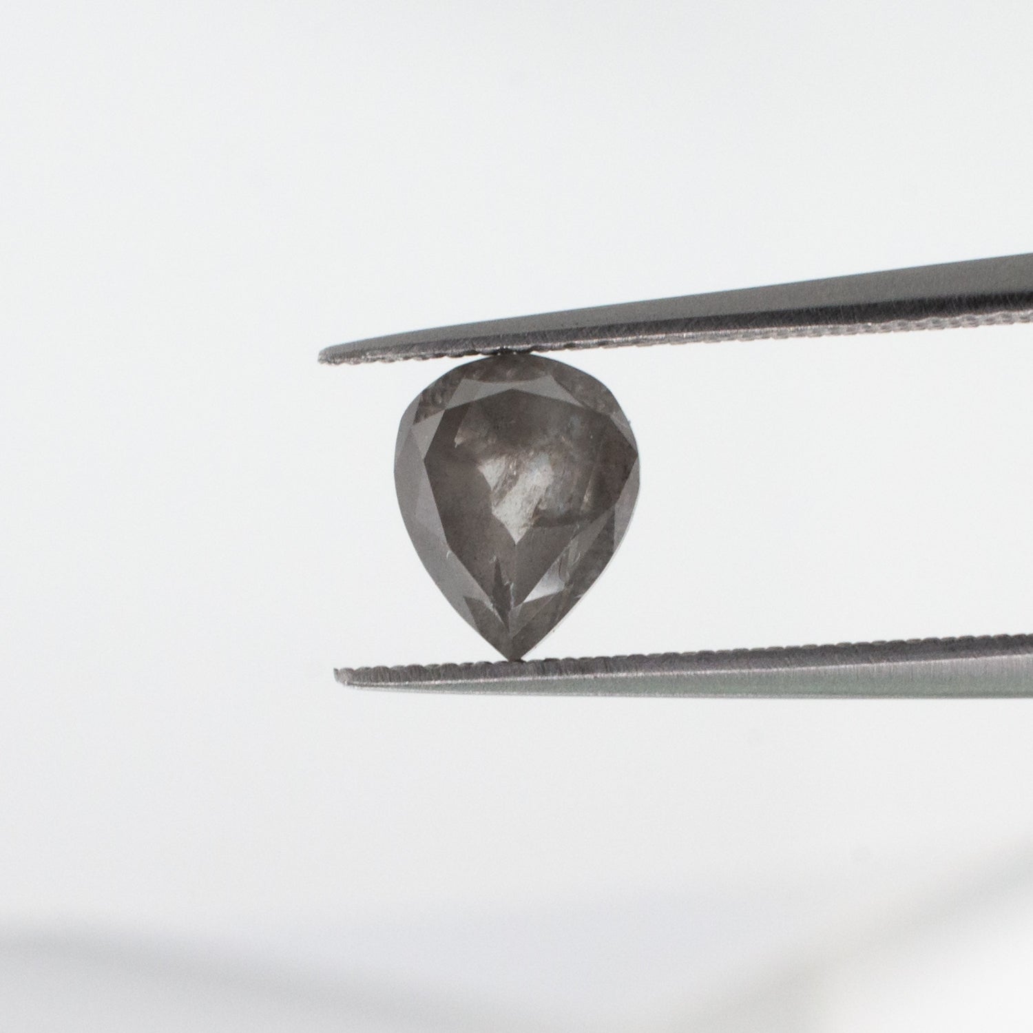 1.33ct Pear Shaped Loose Salt & Pepper Diamond - Malleable Jewellers