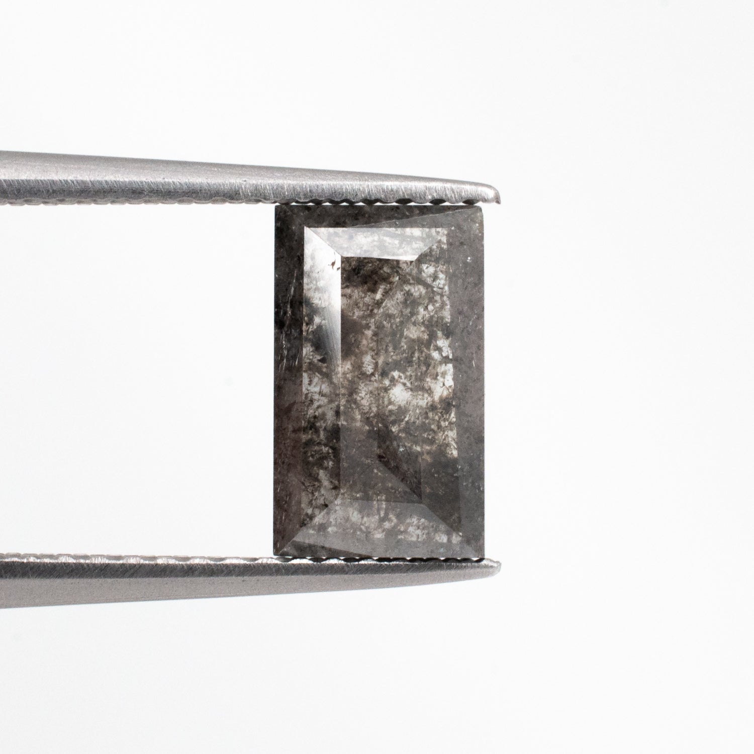 1.37ct Straight Baguette Shaped Loose Salt & Pepper Diamond - Malleable Jewellers