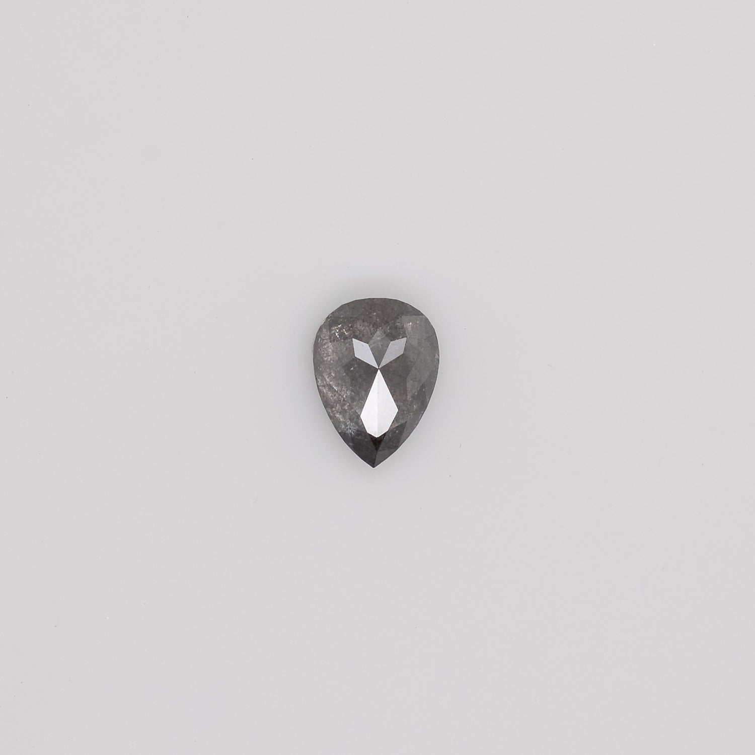 1.38ct Pear Shaped Loose Salt & Pepper Diamond - Malleable Jewellers