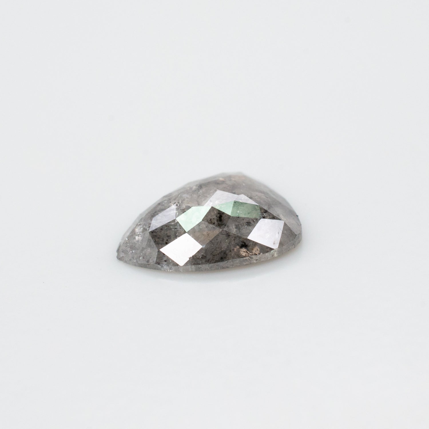 1.39ct Pear Shaped Loose Salt & Pepper Diamond - Malleable Jewellers