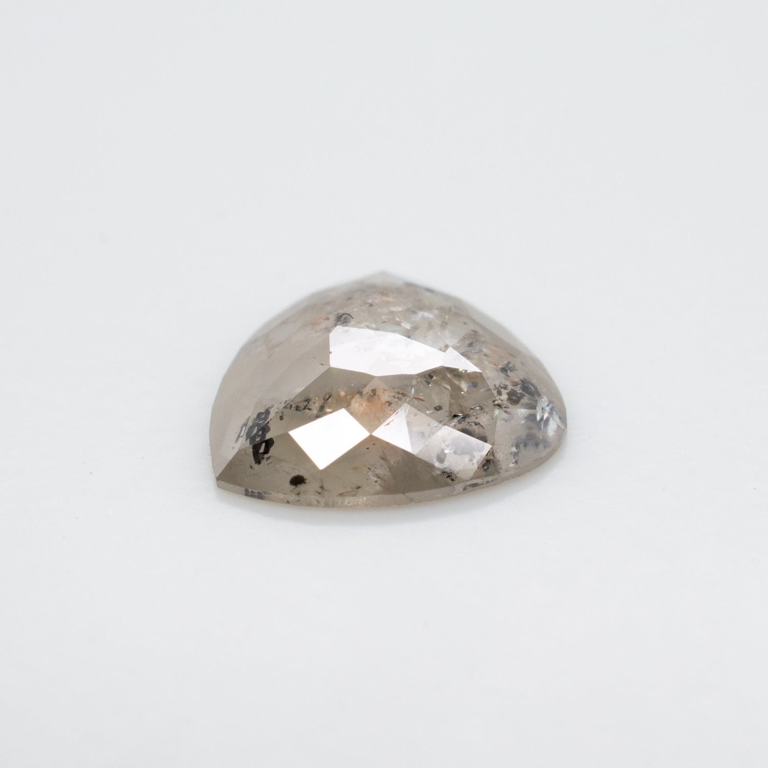 1.41ct Pear Shaped Loose Salt & Pepper Diamond - Malleable Jewellers