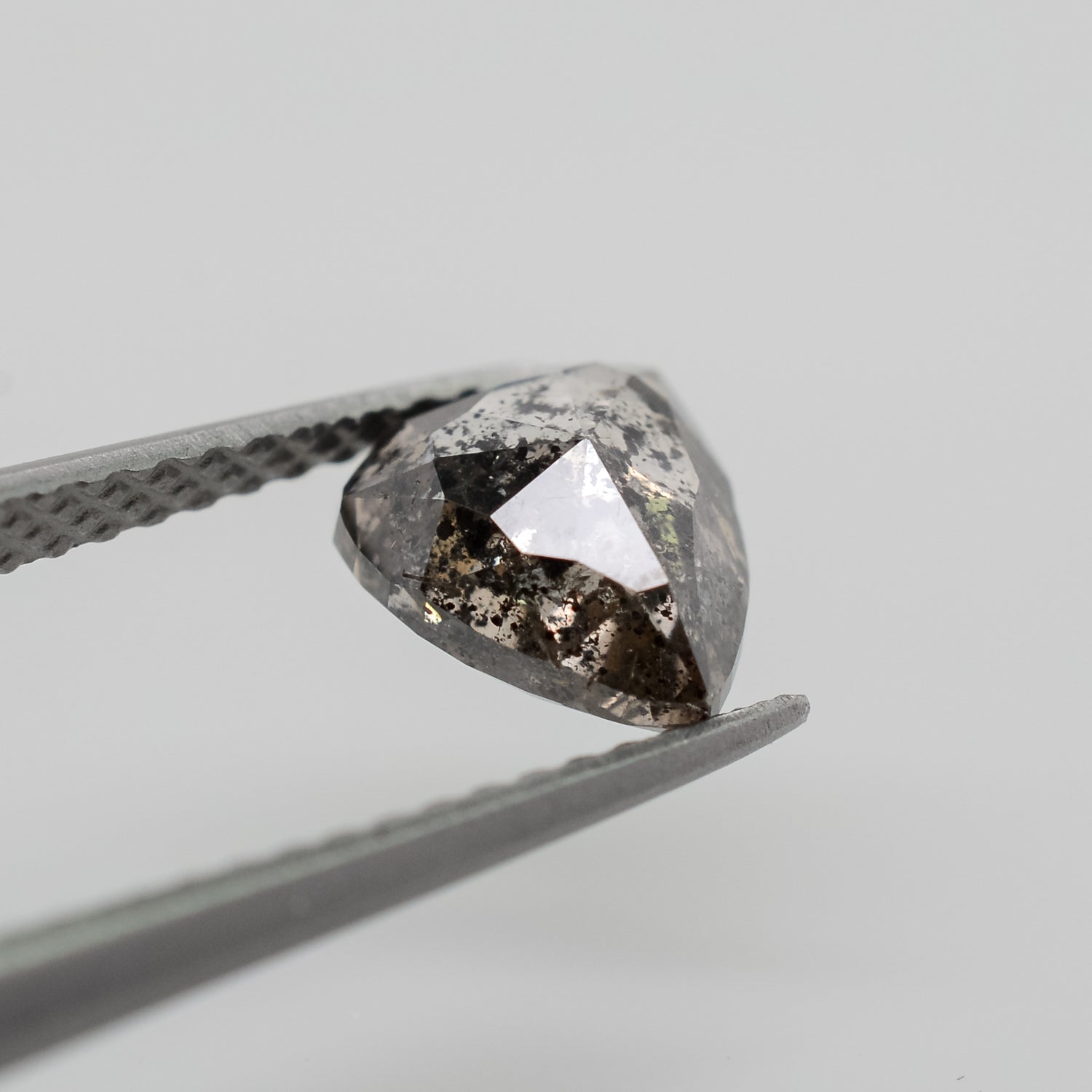 1.41ct Pear Shaped Loose Salt & Pepper Diamond - Malleable Jewellers
