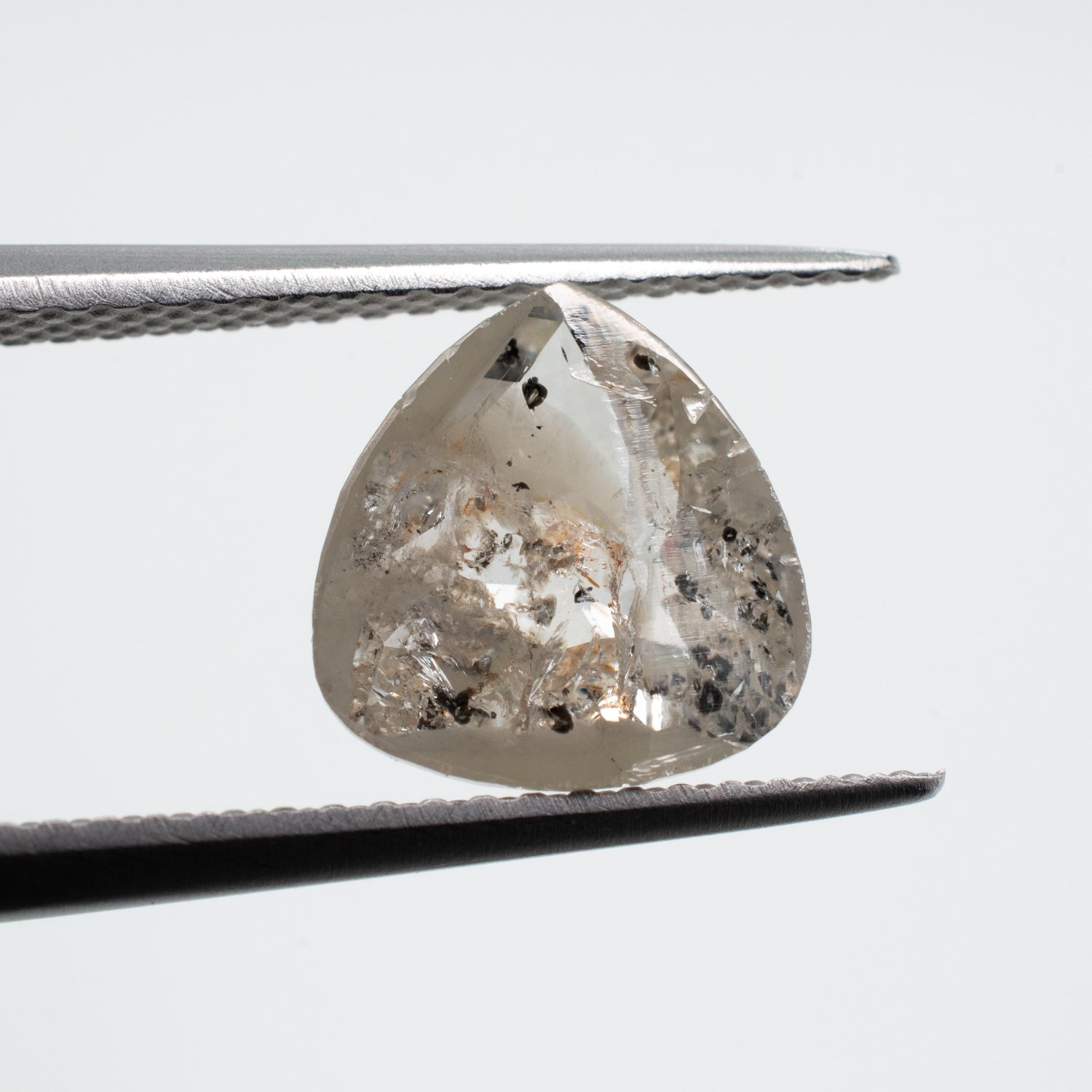 1.41ct Pear Shaped Loose Salt & Pepper Diamond - Malleable Jewellers