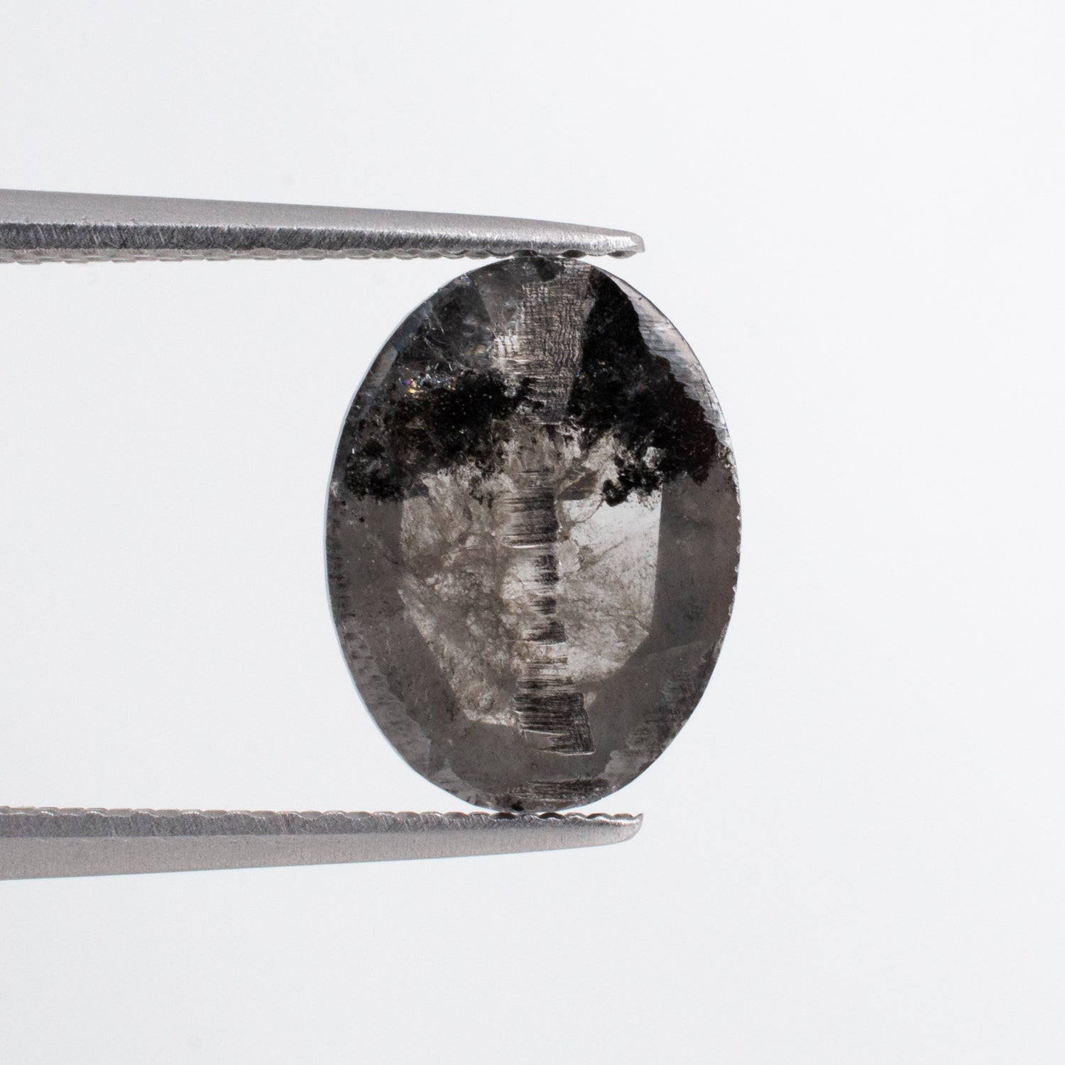 1.47ct Oval Shaped Loose Salt & Pepper Diamond - Malleable Jewellers