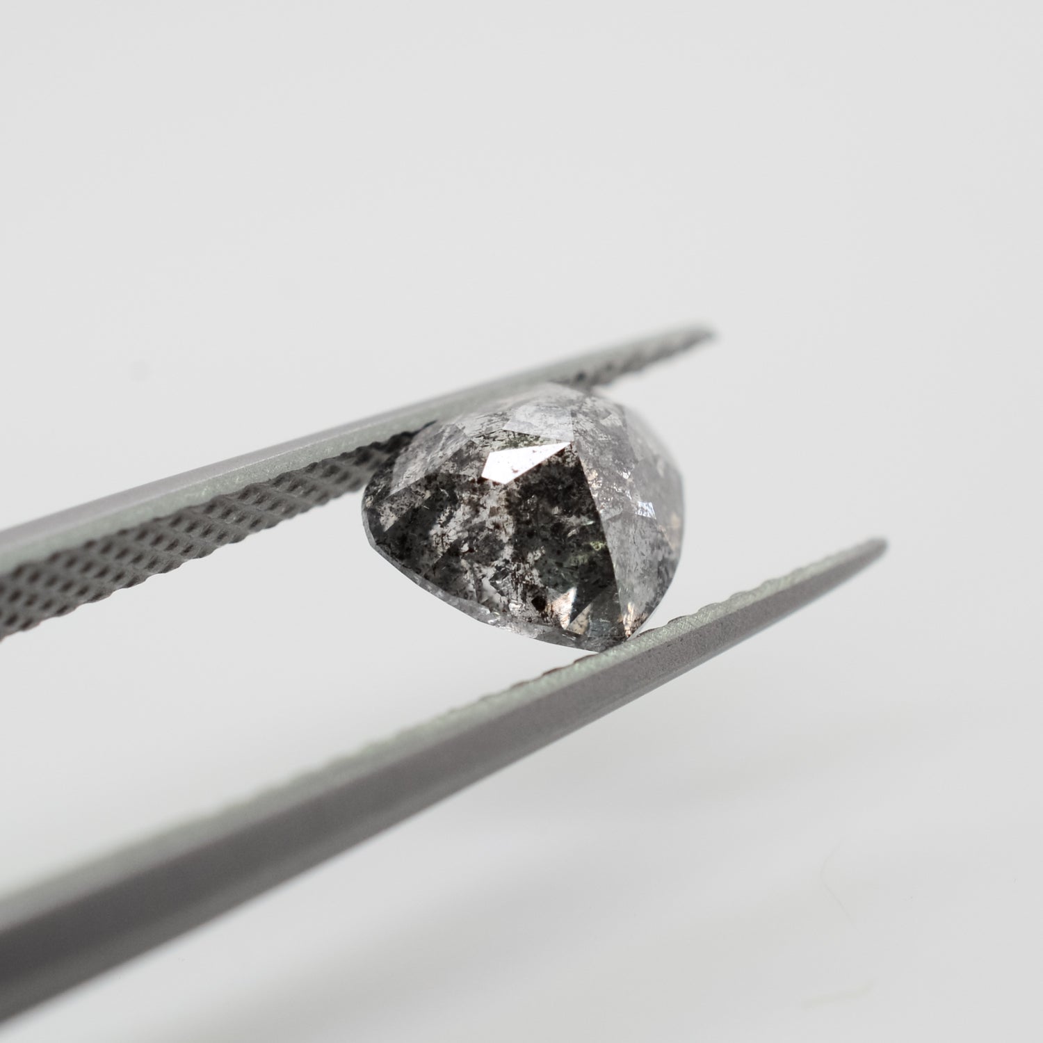 1.47ct Pear Shaped Loose Salt & Pepper Diamond - Malleable Jewellers