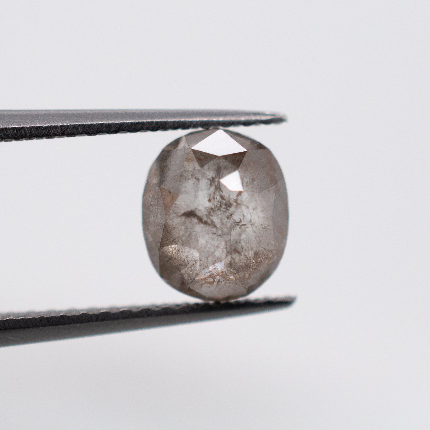 1.48ct Oval Shaped Loose Salt & Pepper Diamond - Malleable Jewellers