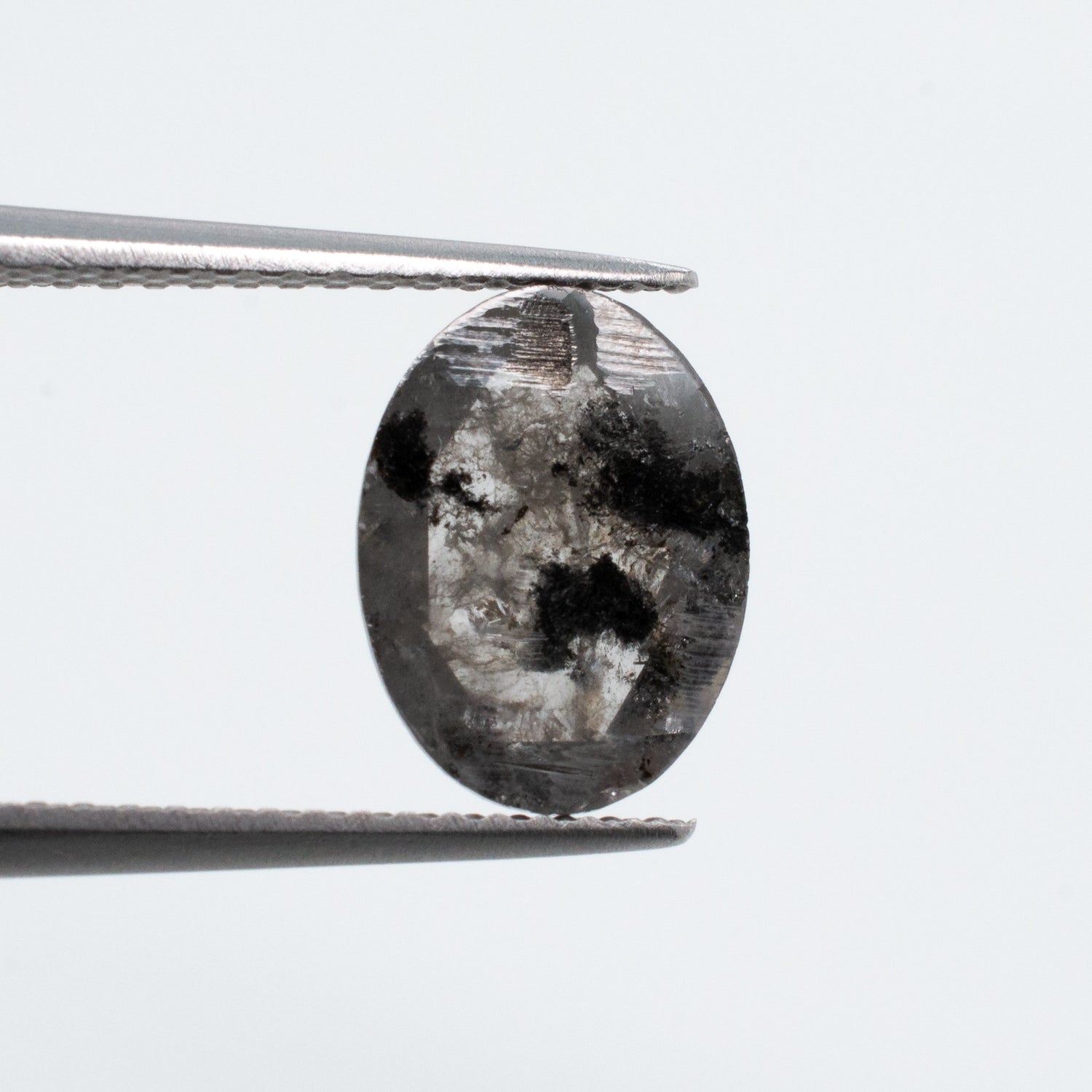 1.48ct Oval Shaped Loose Salt & Pepper Diamond - Malleable Jewellers