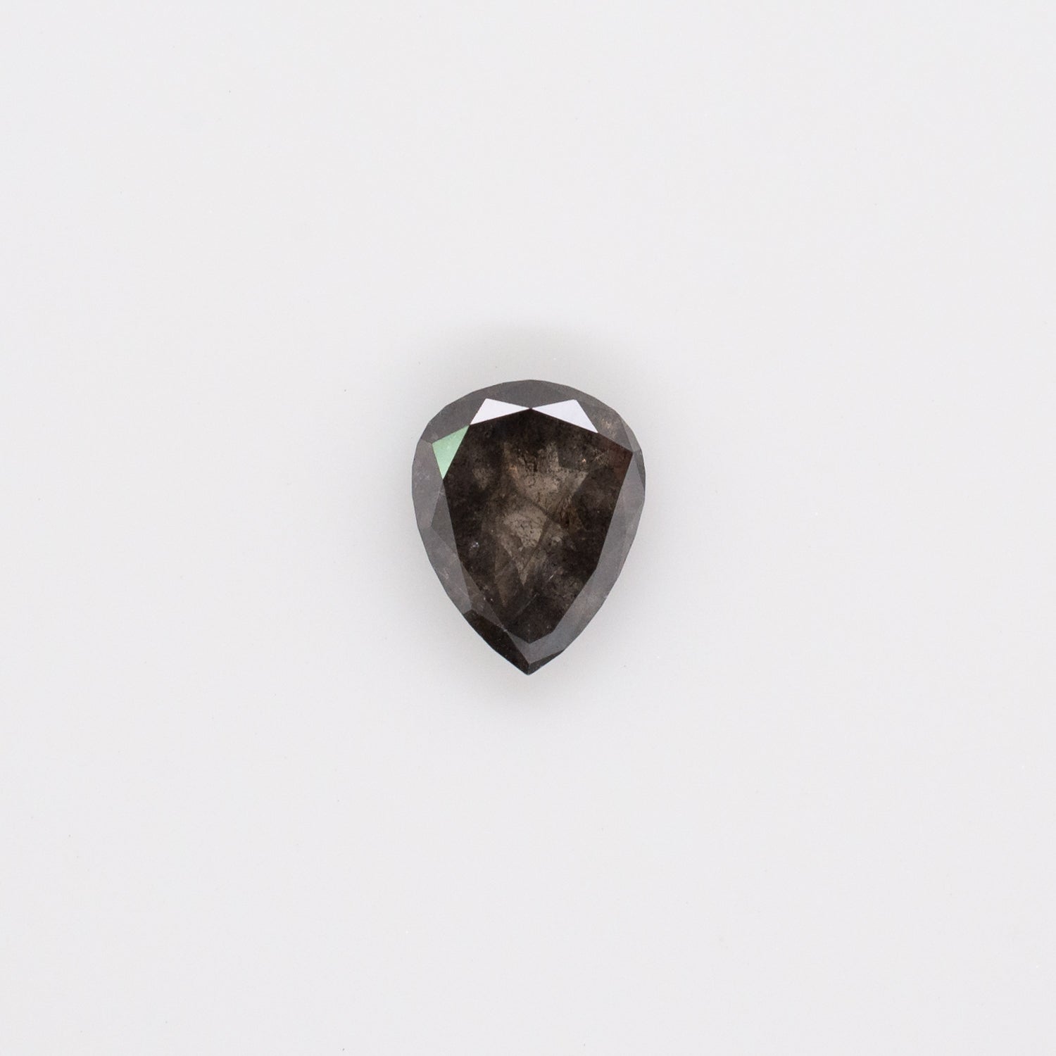 1.49ct Pear Shaped Loose Salt & Pepper Diamond - Malleable Jewellers