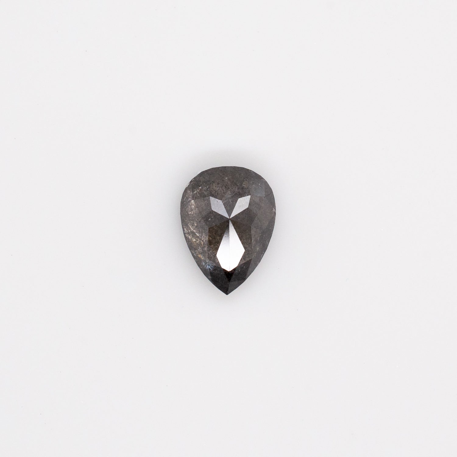 1.49ct Pear Shaped Loose Salt & Pepper Diamond - Malleable Jewellers