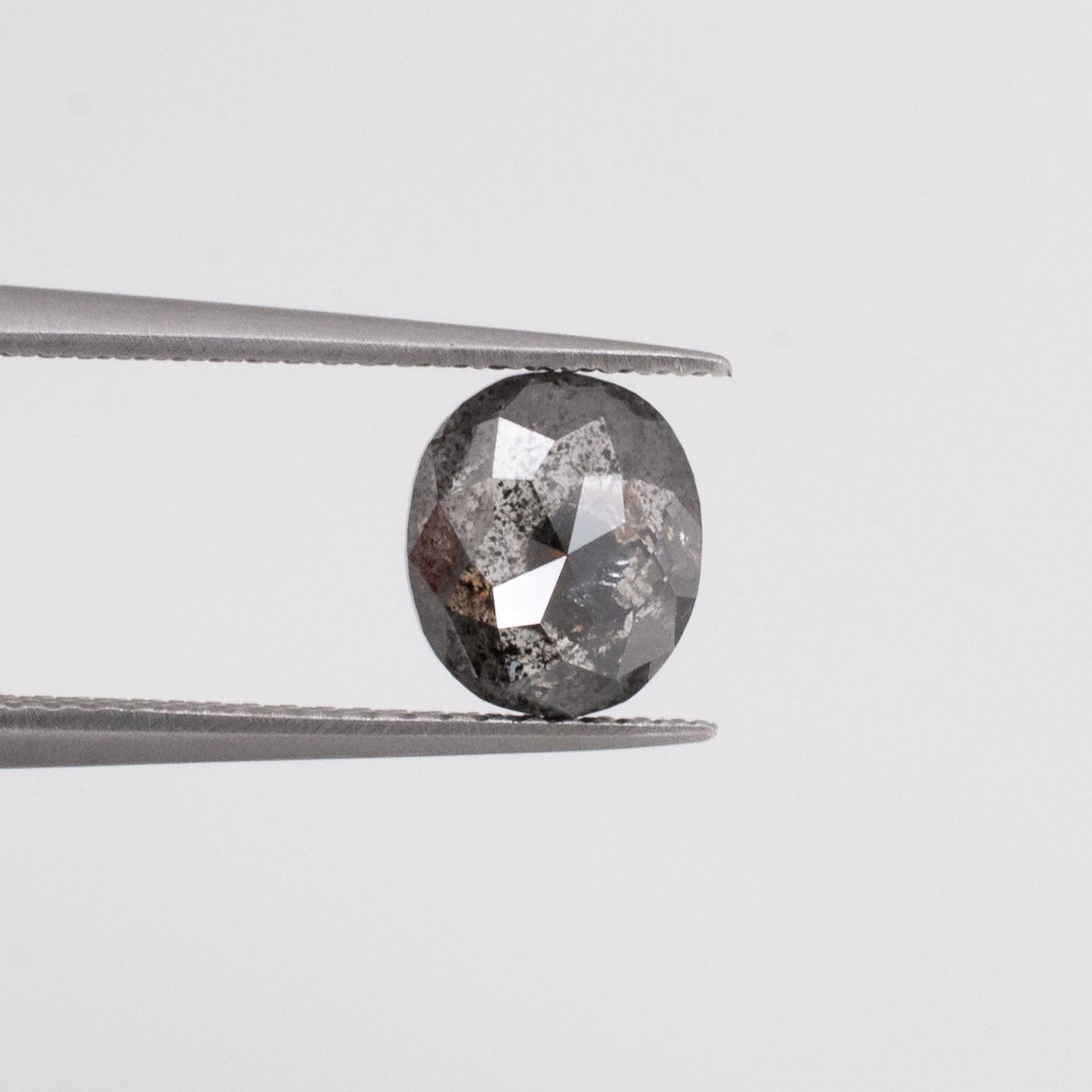 1.53ct Oval Shaped Loose Salt & Pepper Diamond - Malleable Jewellers