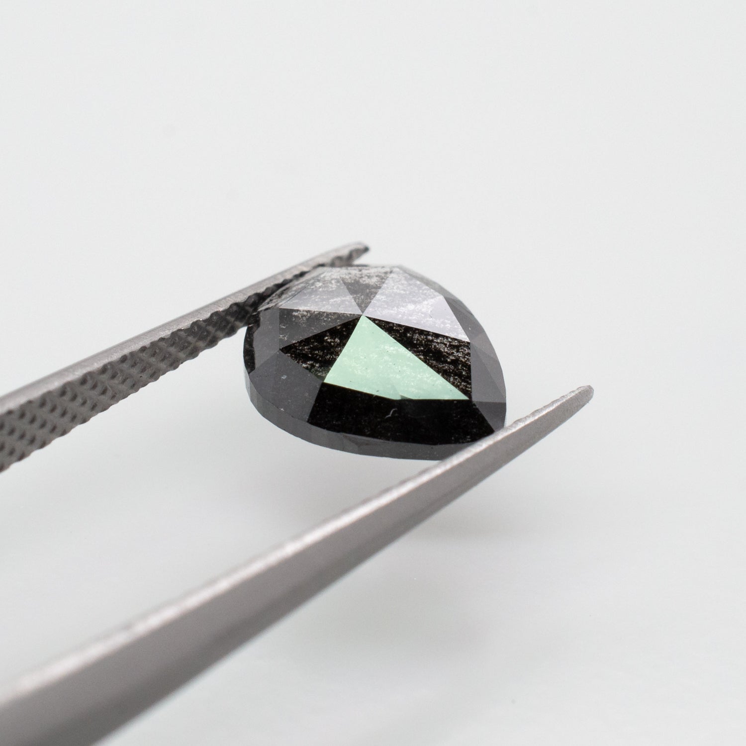 1.55ct Pear Shaped Loose Salt & Pepper Diamond - Malleable Jewellers
