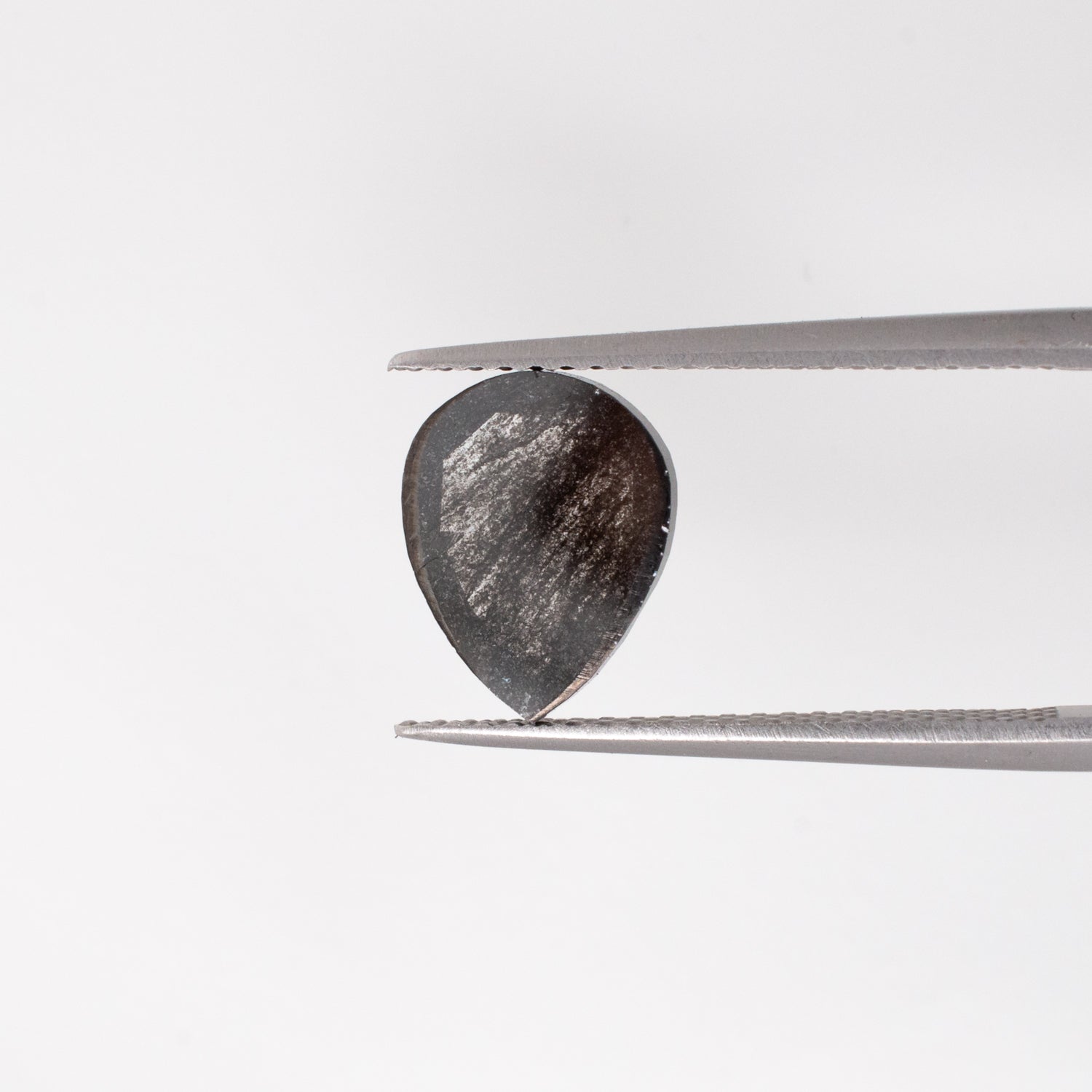 1.55ct Pear Shaped Loose Salt & Pepper Diamond - Malleable Jewellers