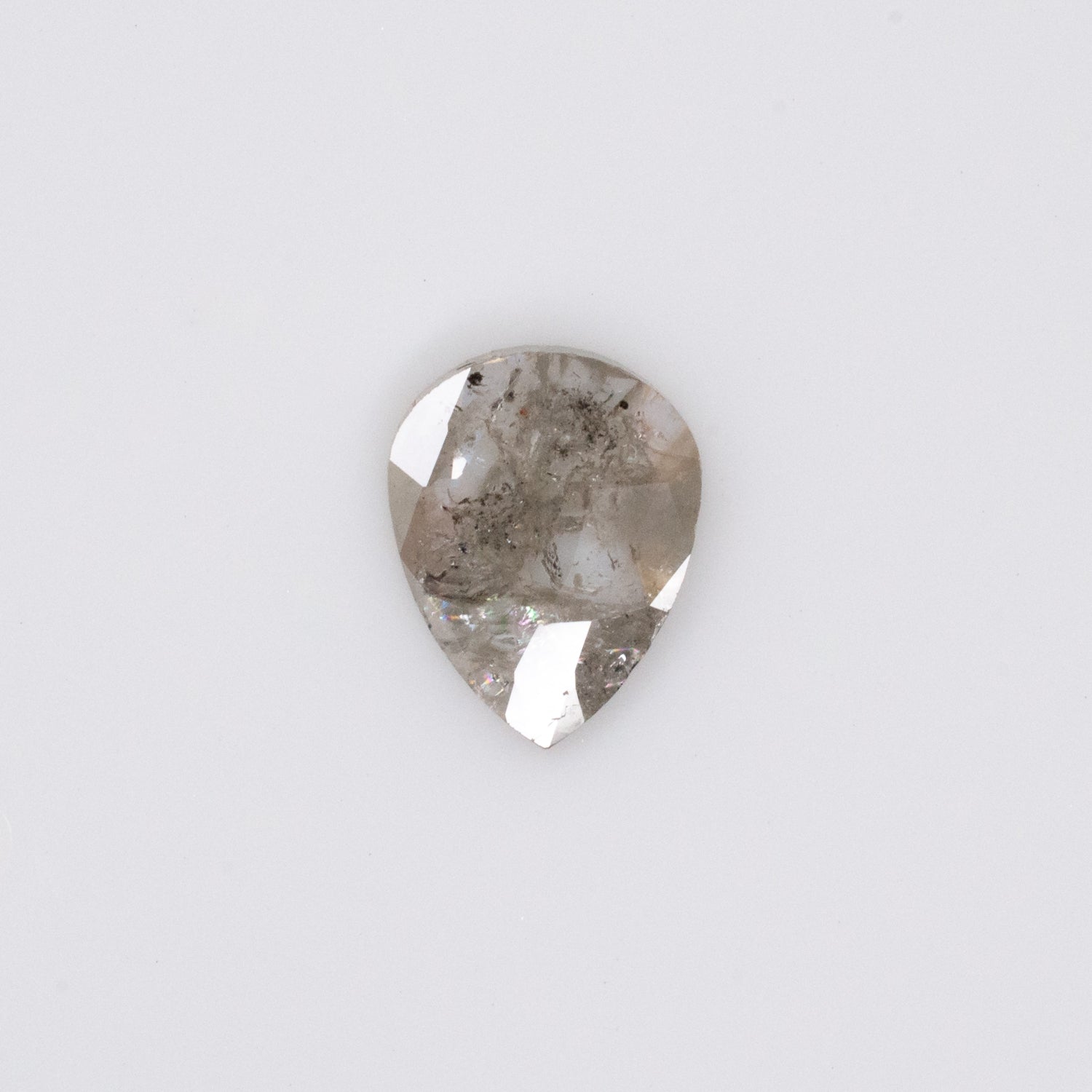 1.57ct Pear Shaped Loose Salt & Pepper Diamond - Malleable Jewellers