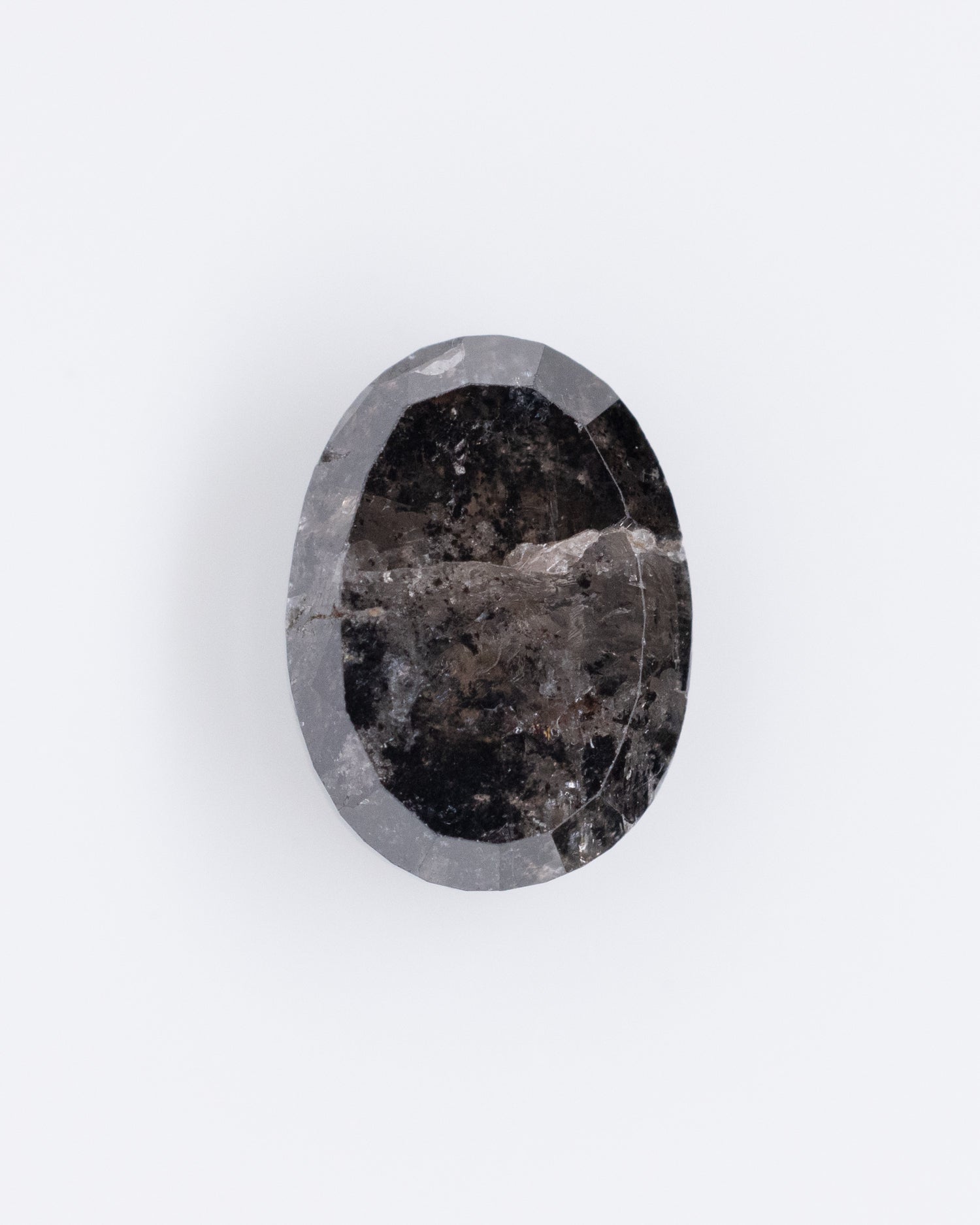 1.62ct Oval Shaped Loose Salt & Pepper Diamond - Malleable Jewellers