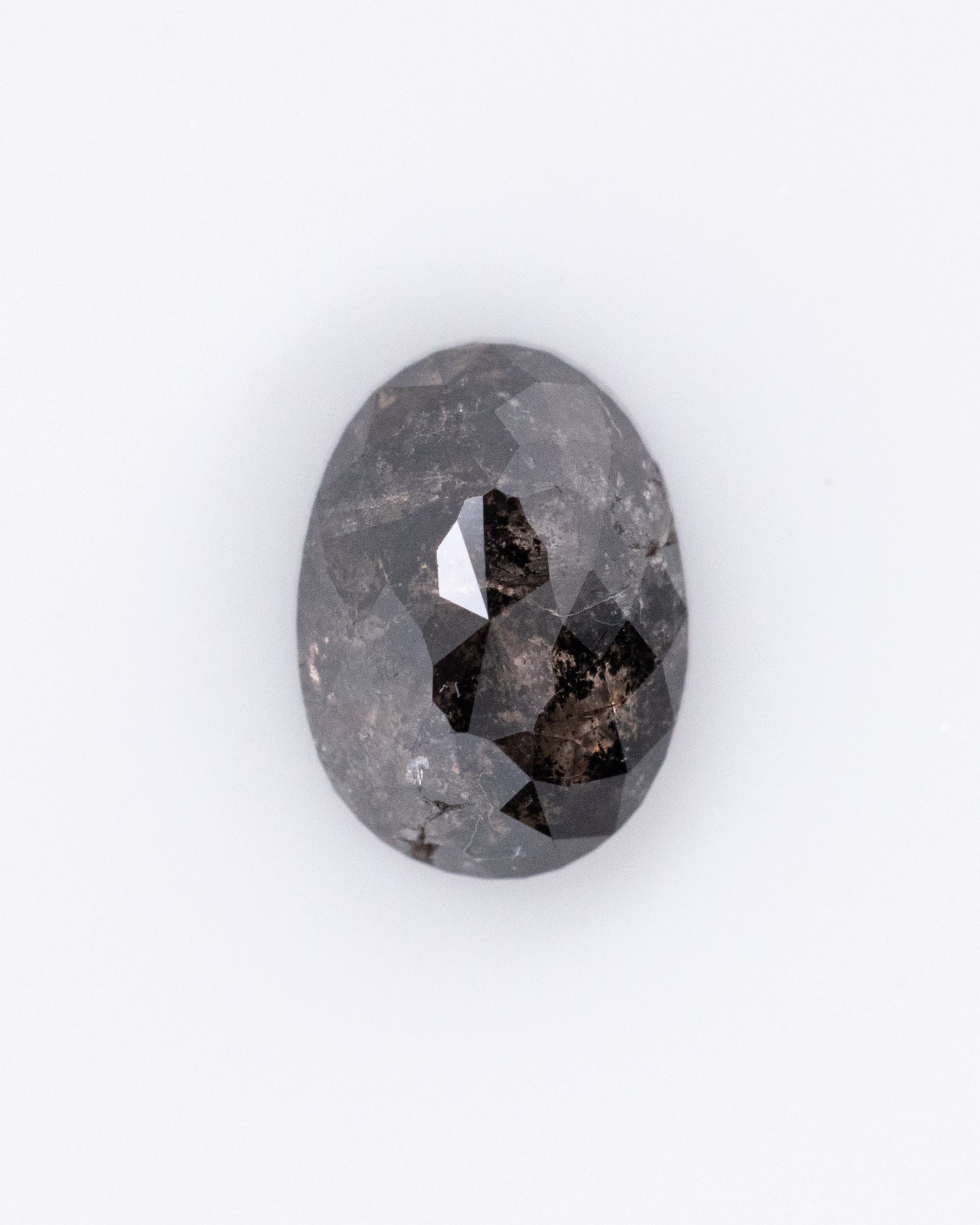 1.62ct Oval Shaped Loose Salt & Pepper Diamond - Malleable Jewellers