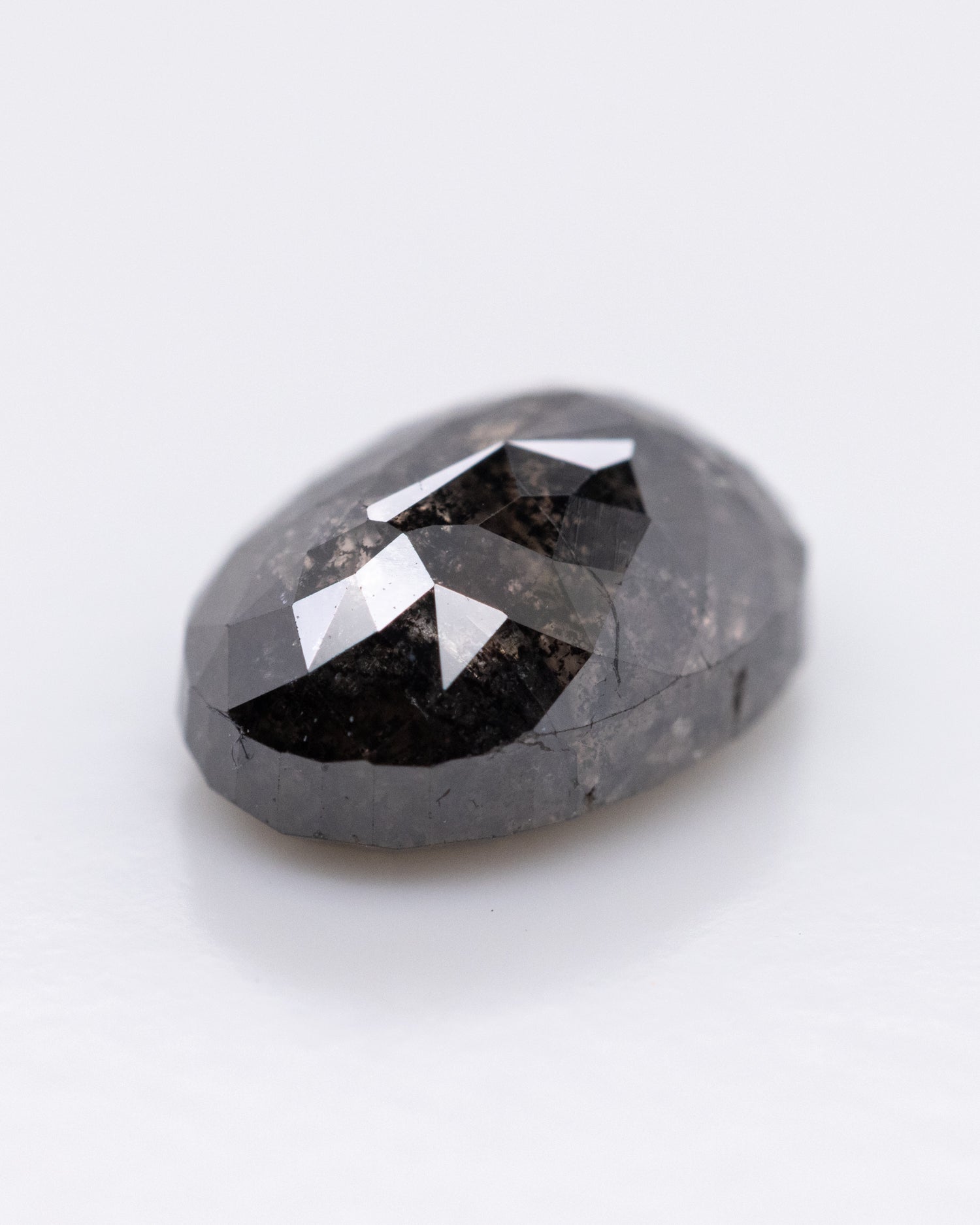 1.62ct Oval Shaped Loose Salt & Pepper Diamond - Malleable Jewellers