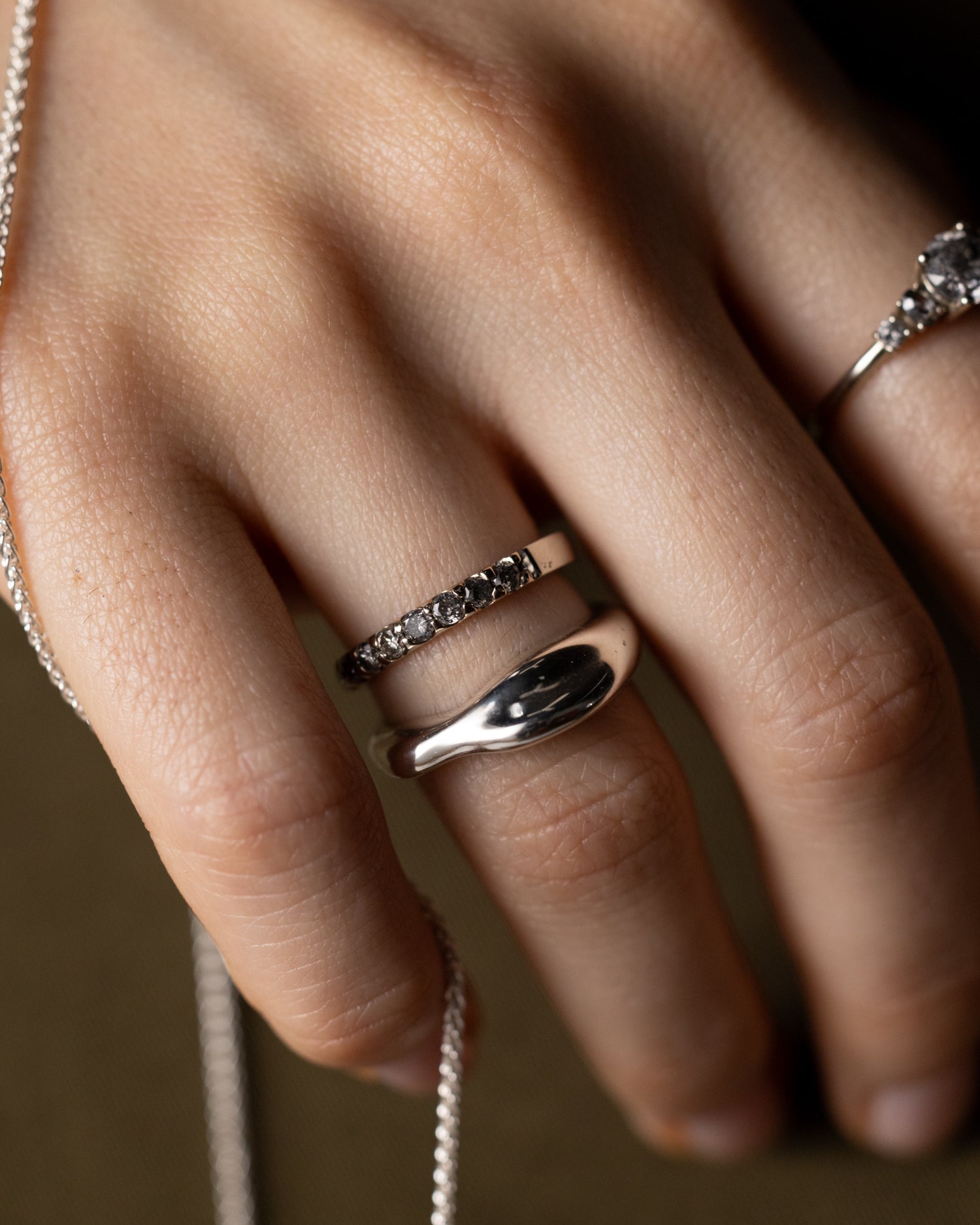 Evolve Ring in Fairmined Sterling Silver - Malleable Jewellers