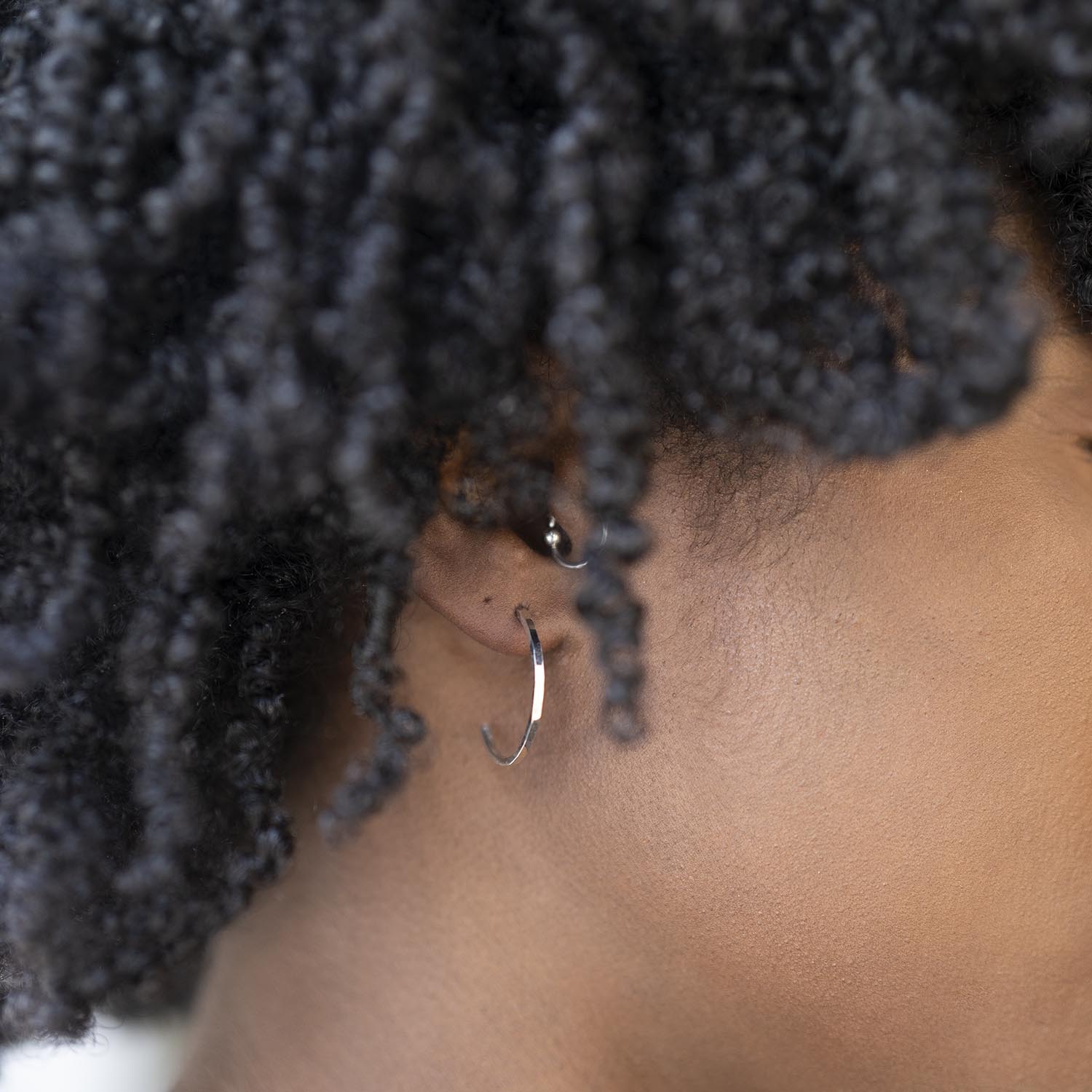 Flash Hoops in Sterling Silver - Malleable Jewellers