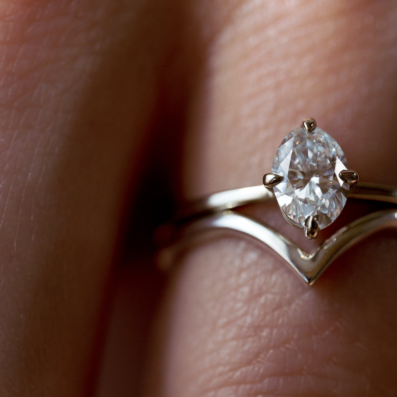 Oval Diamond Solitaire - Malleable Jewellers