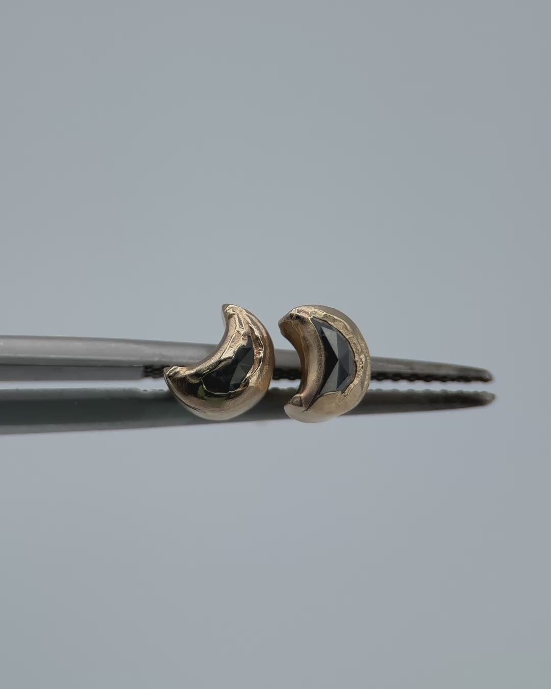 Dark Moon Studs - Malleable