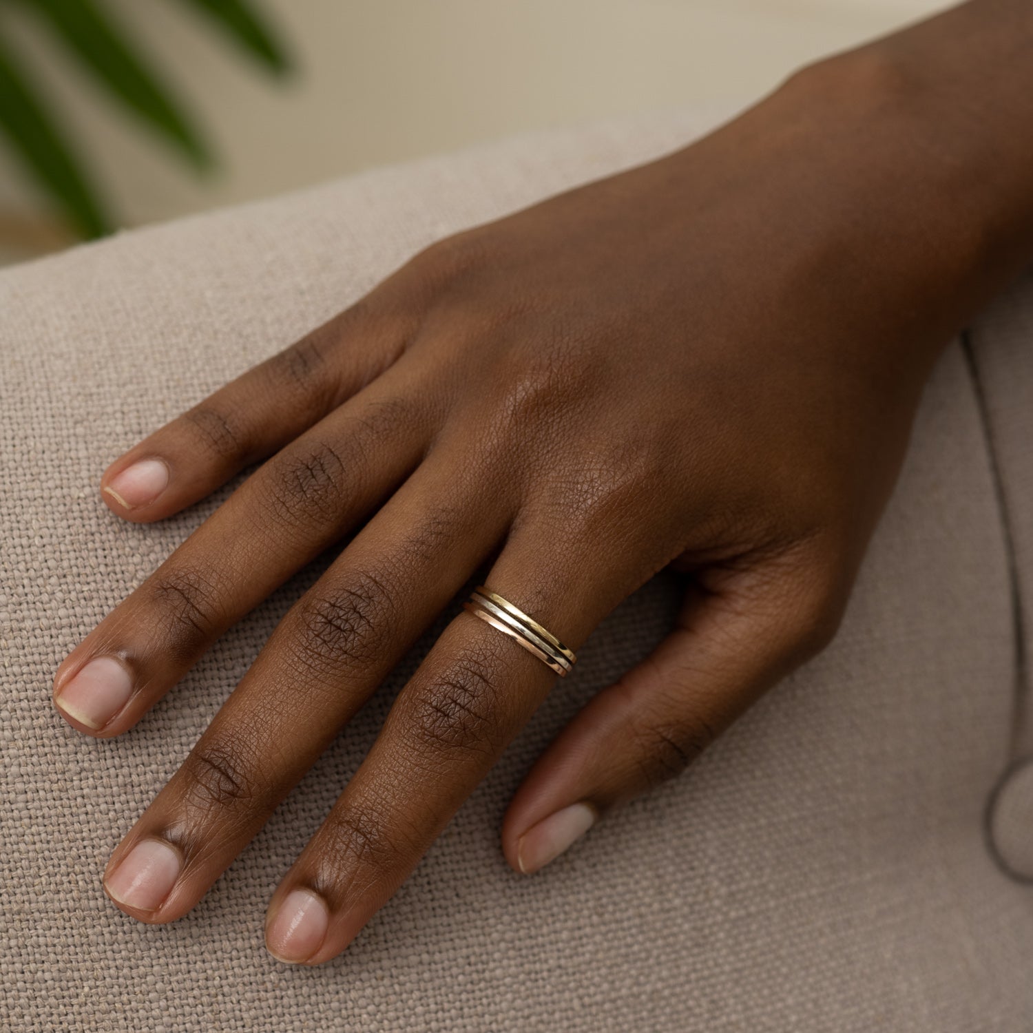 Rays Stacker in Yellow Gold - Malleable Jewellers