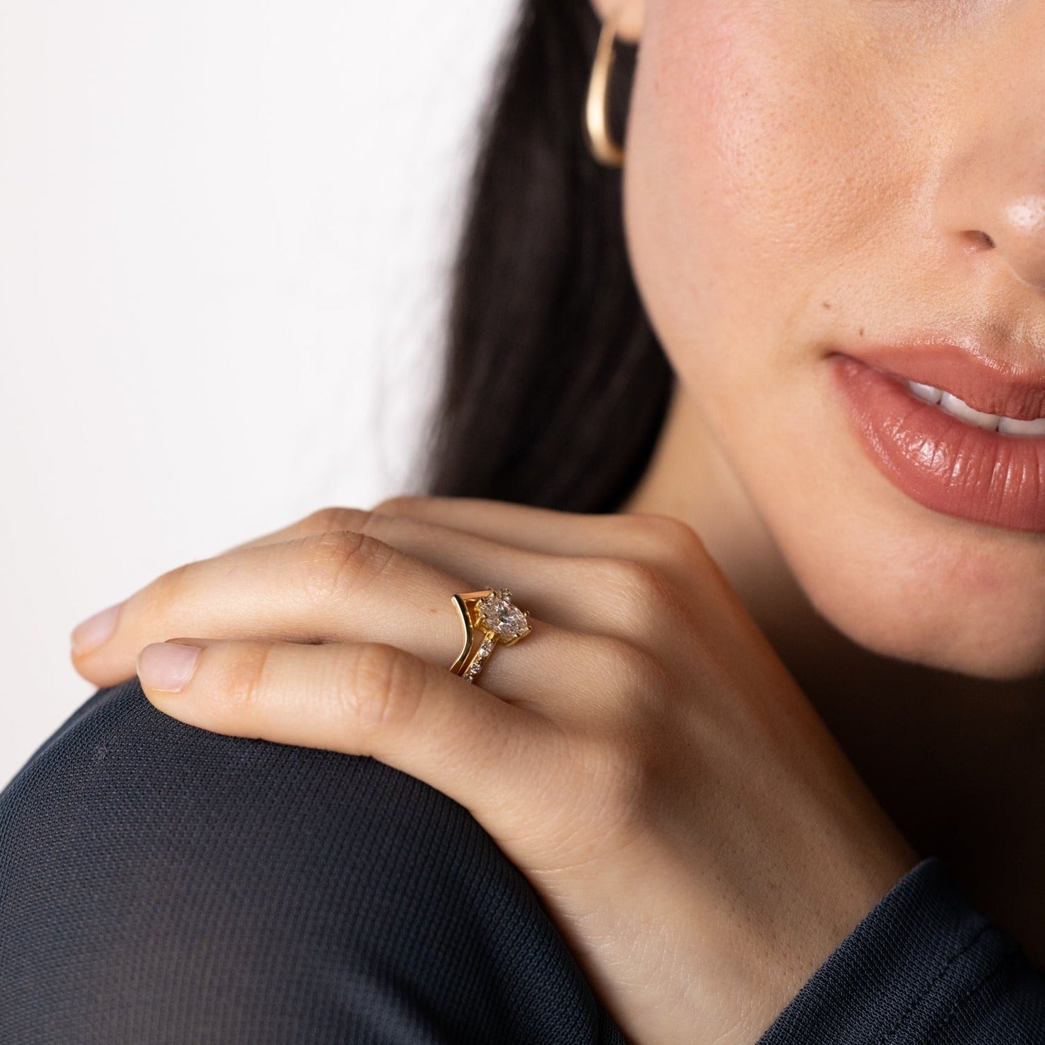 Silk & Diamonds Ring - Malleable Jewellers