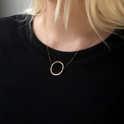 Orbit Necklace in Rose Gold