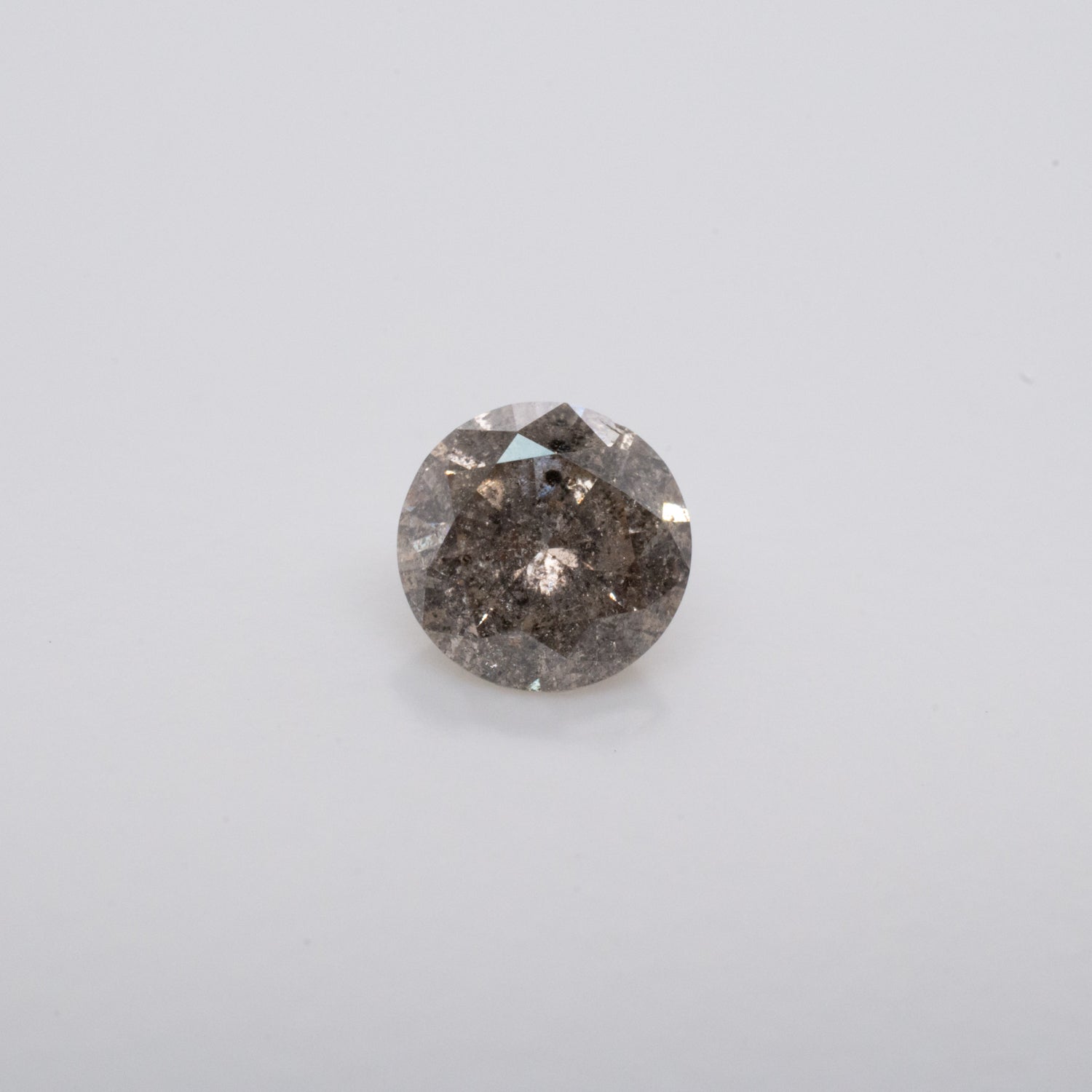 0.44ct Round Brilliant Cut Loose Salt & Pepper Diamond - Malleable Jewellers