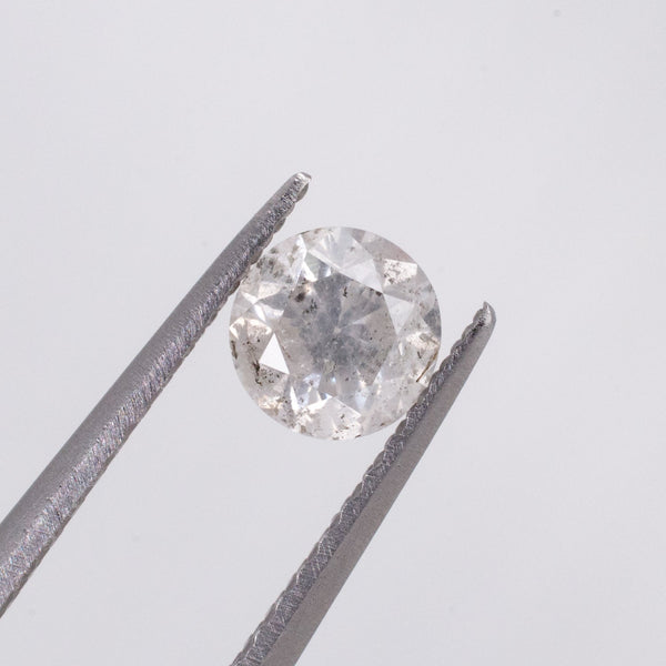0.45ct Round Brilliant Cut Loose Salt & Pepper Diamond - Malleable Jewellers