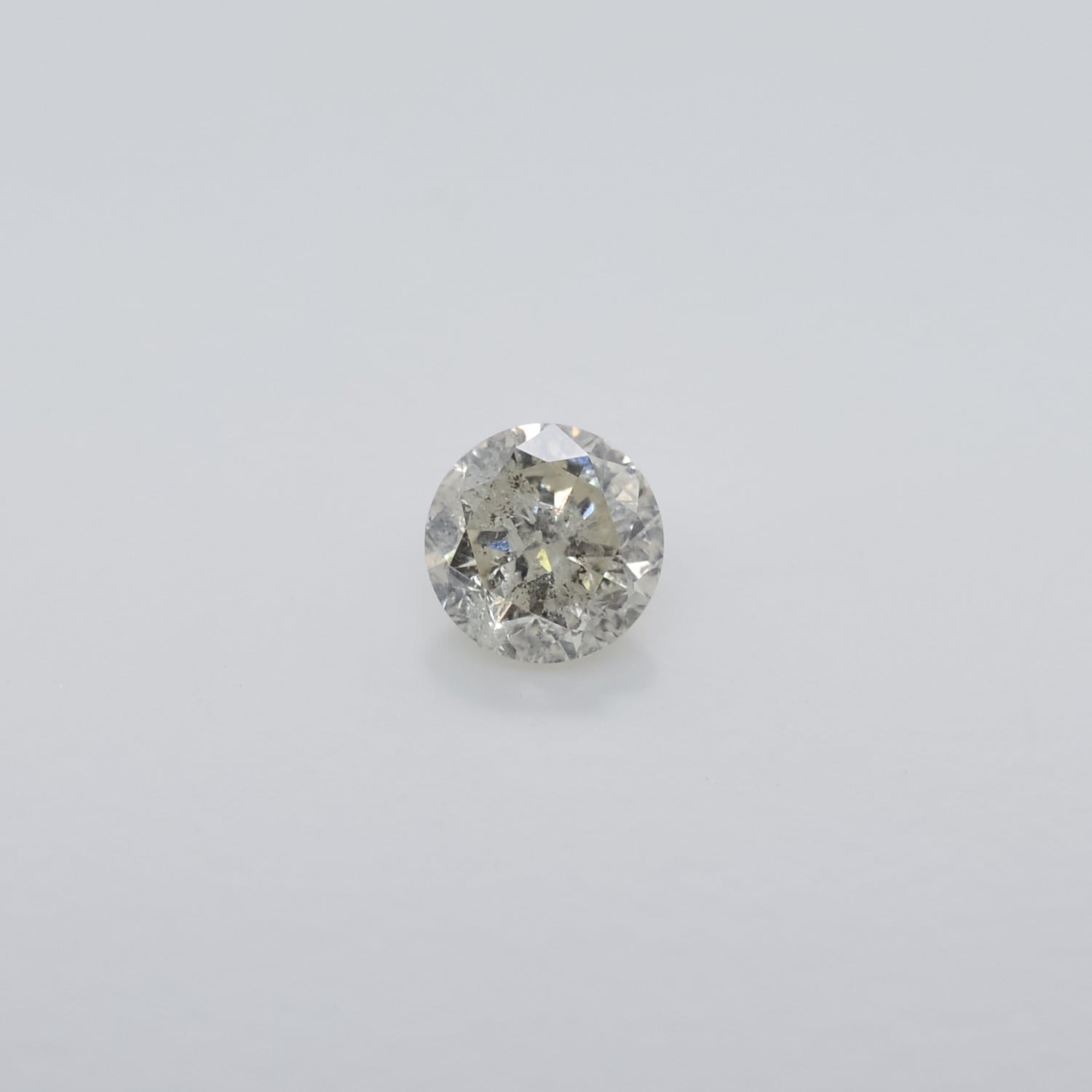 0.46ct Round Brilliant Cut Loose Salt & Pepper Diamond - Malleable Jewellers