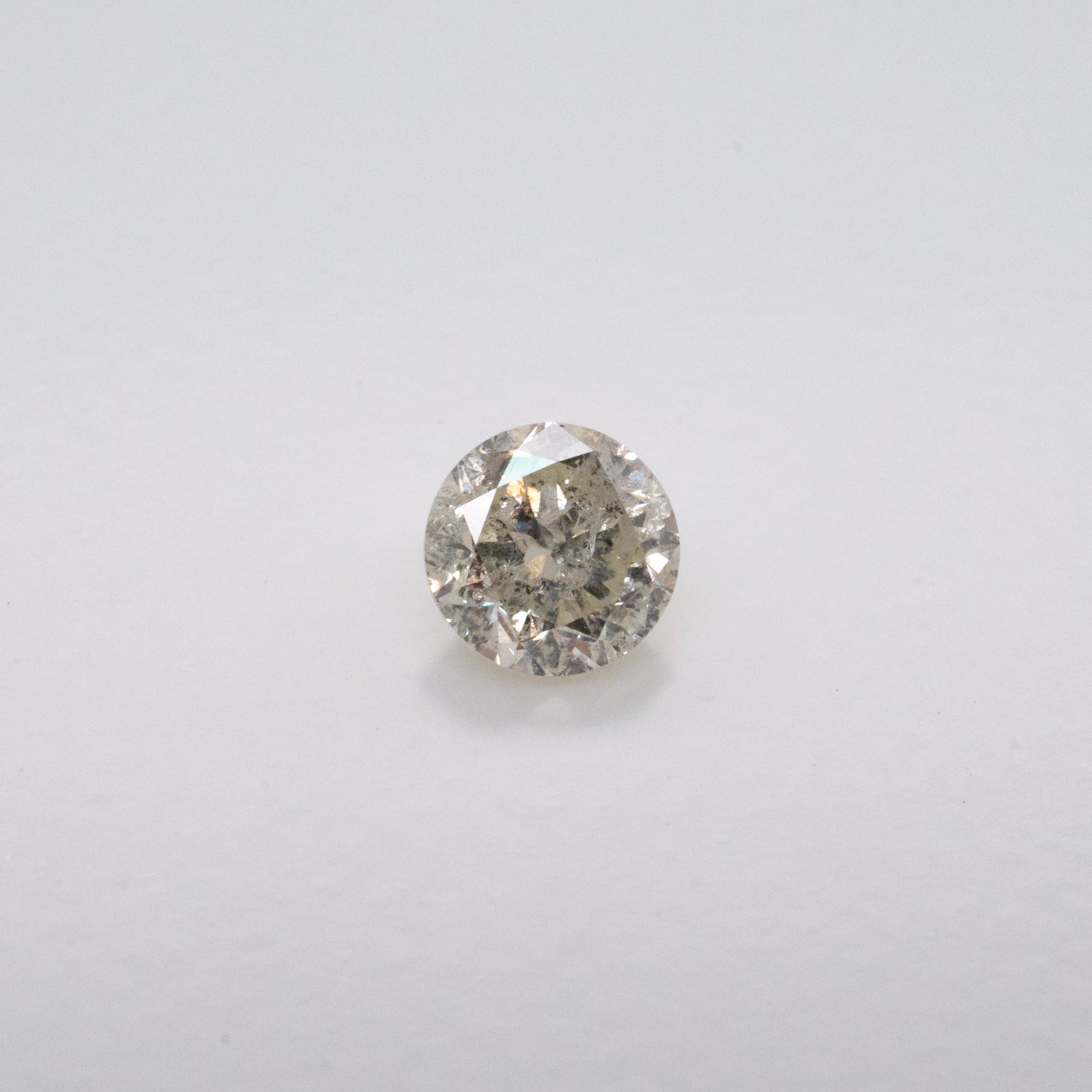0.46ct Round Brilliant Cut Loose Salt & Pepper Diamond - Malleable Jewellers
