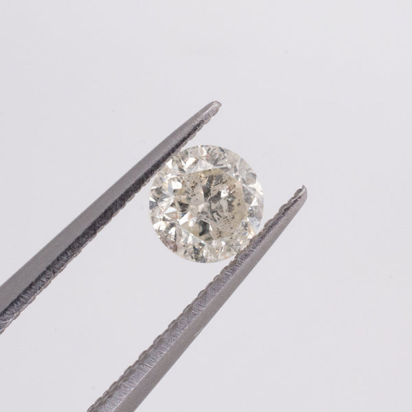 0.46ct Round Brilliant Cut Loose Salt & Pepper Diamond - Malleable Jewellers