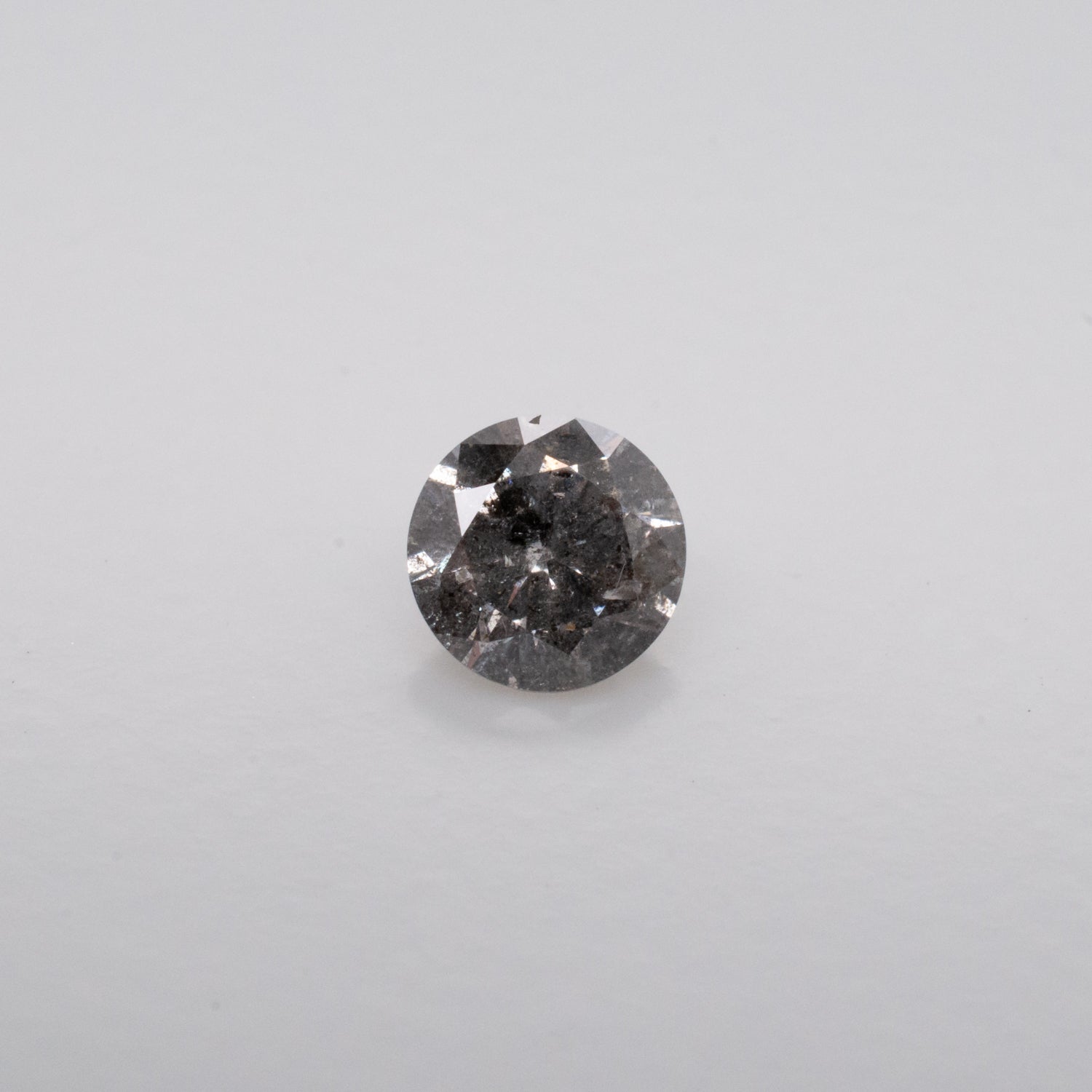 0.48ct Round Brilliant Cut Loose Salt & Pepper Diamond - Malleable Jewellers