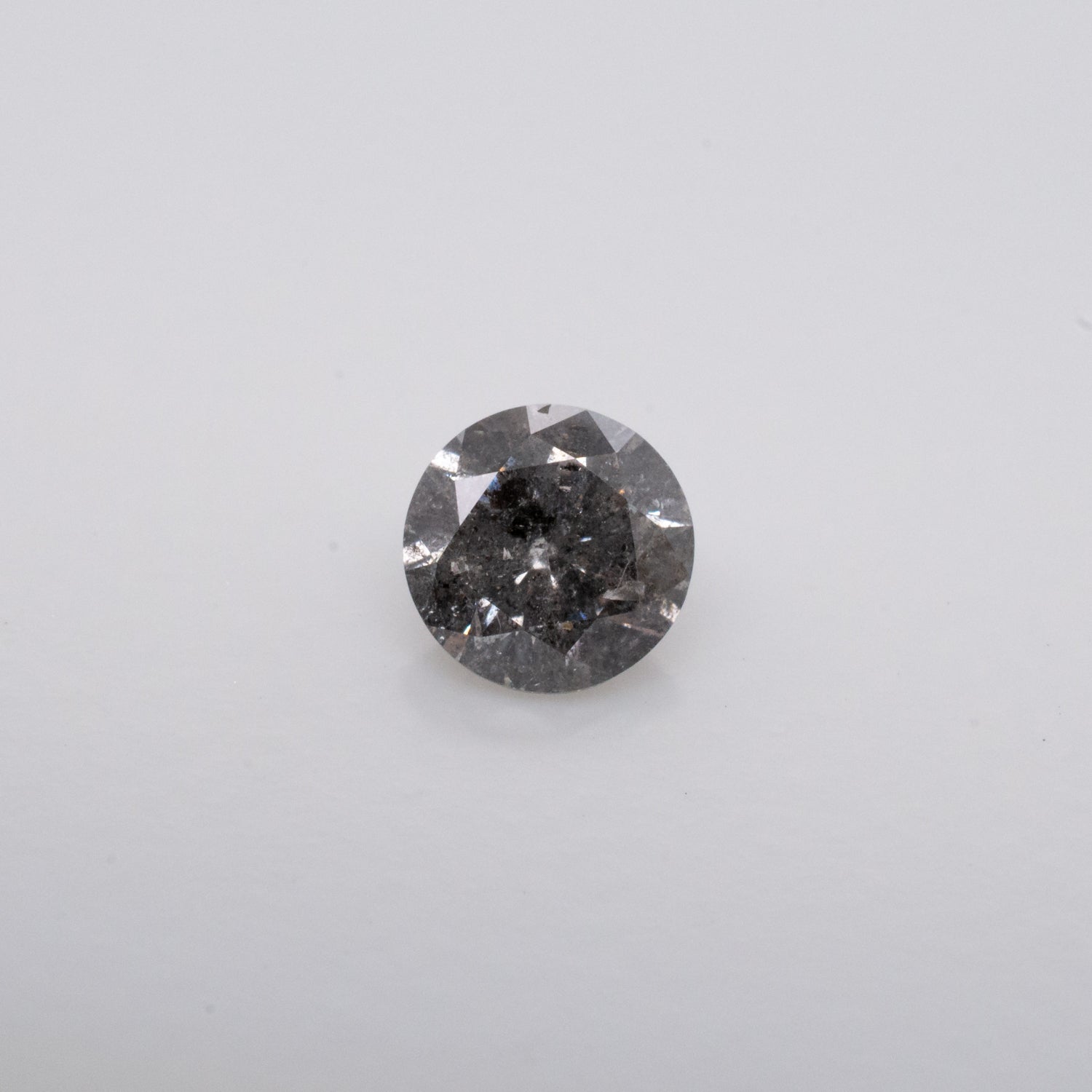 0.48ct Round Brilliant Cut Loose Salt & Pepper Diamond - Malleable Jewellers