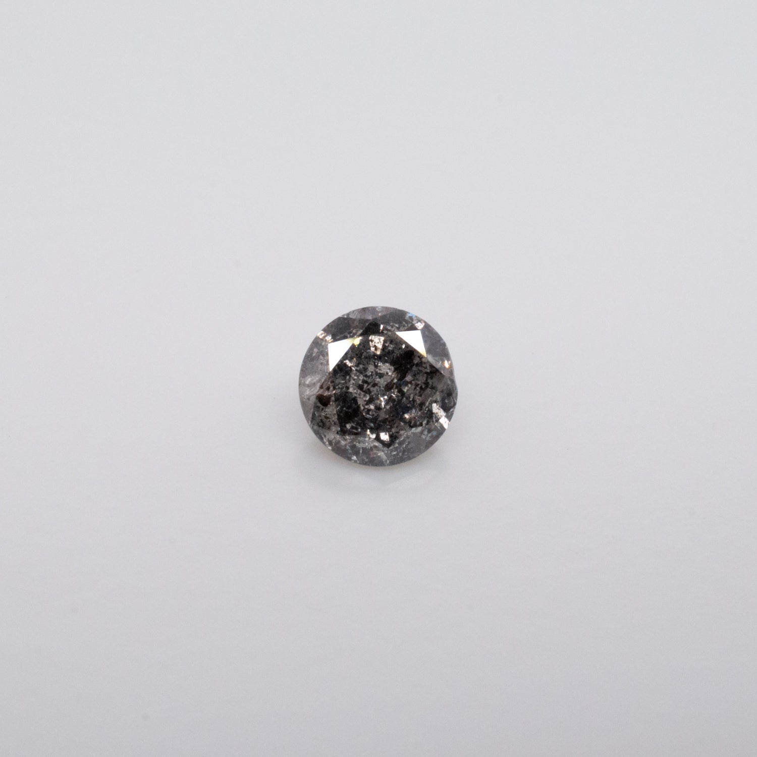 0.49ct Round Brilliant Cut Loose Salt & Pepper Diamond - Malleable Jewellers