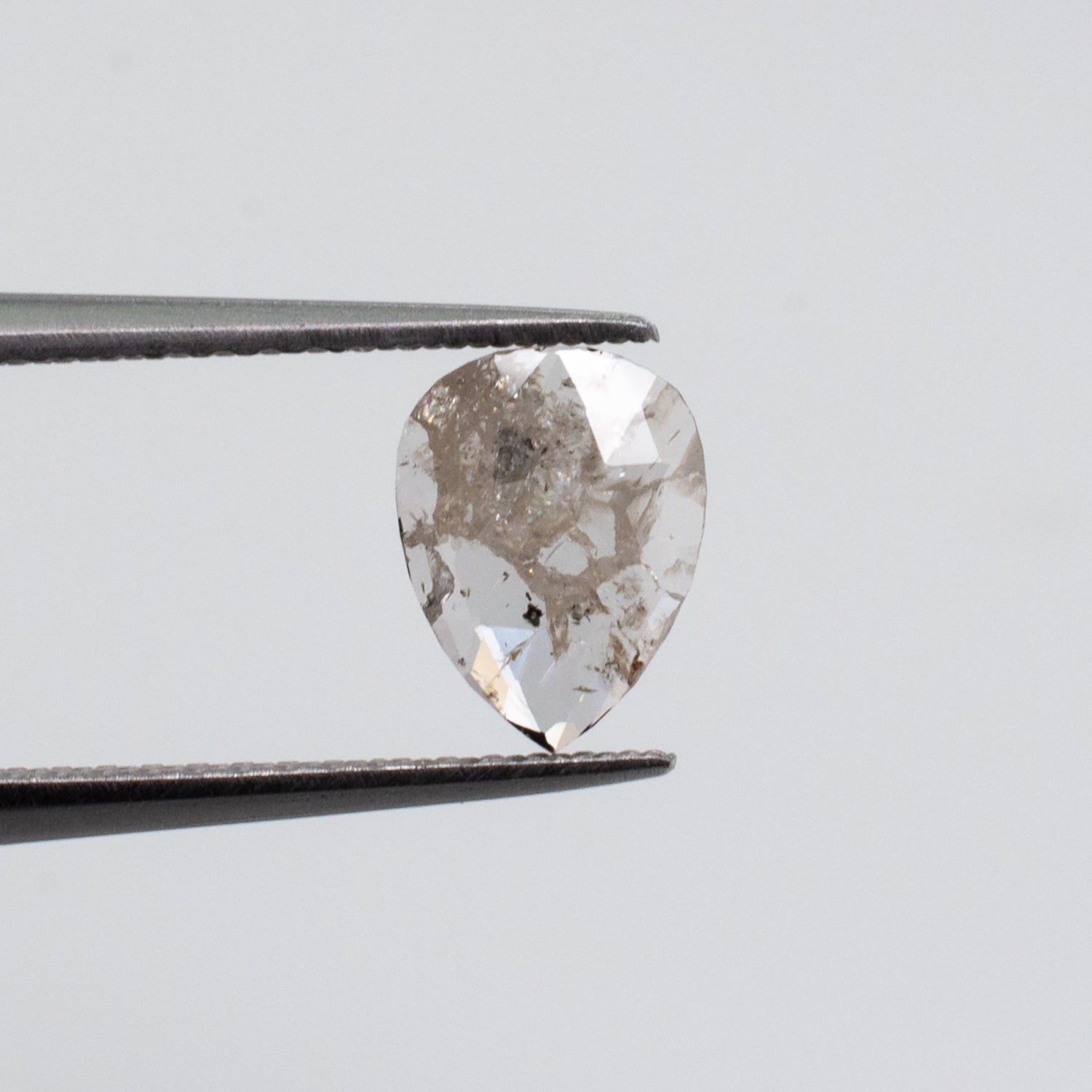 0.50ct Pear Shaped Loose Salt & Pepper Diamond - Malleable Jewellers