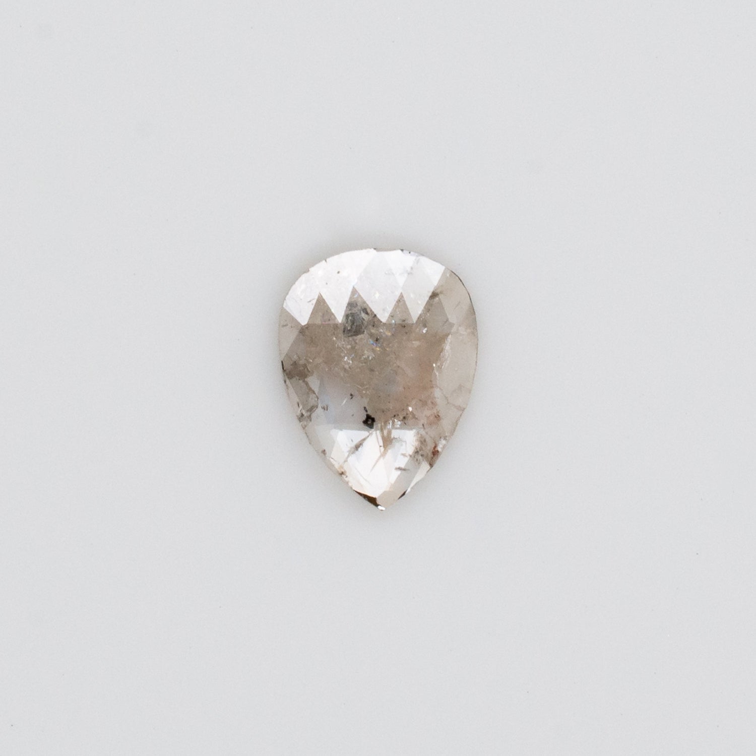 0.50ct Pear Shaped Loose Salt & Pepper Diamond - Malleable Jewellers